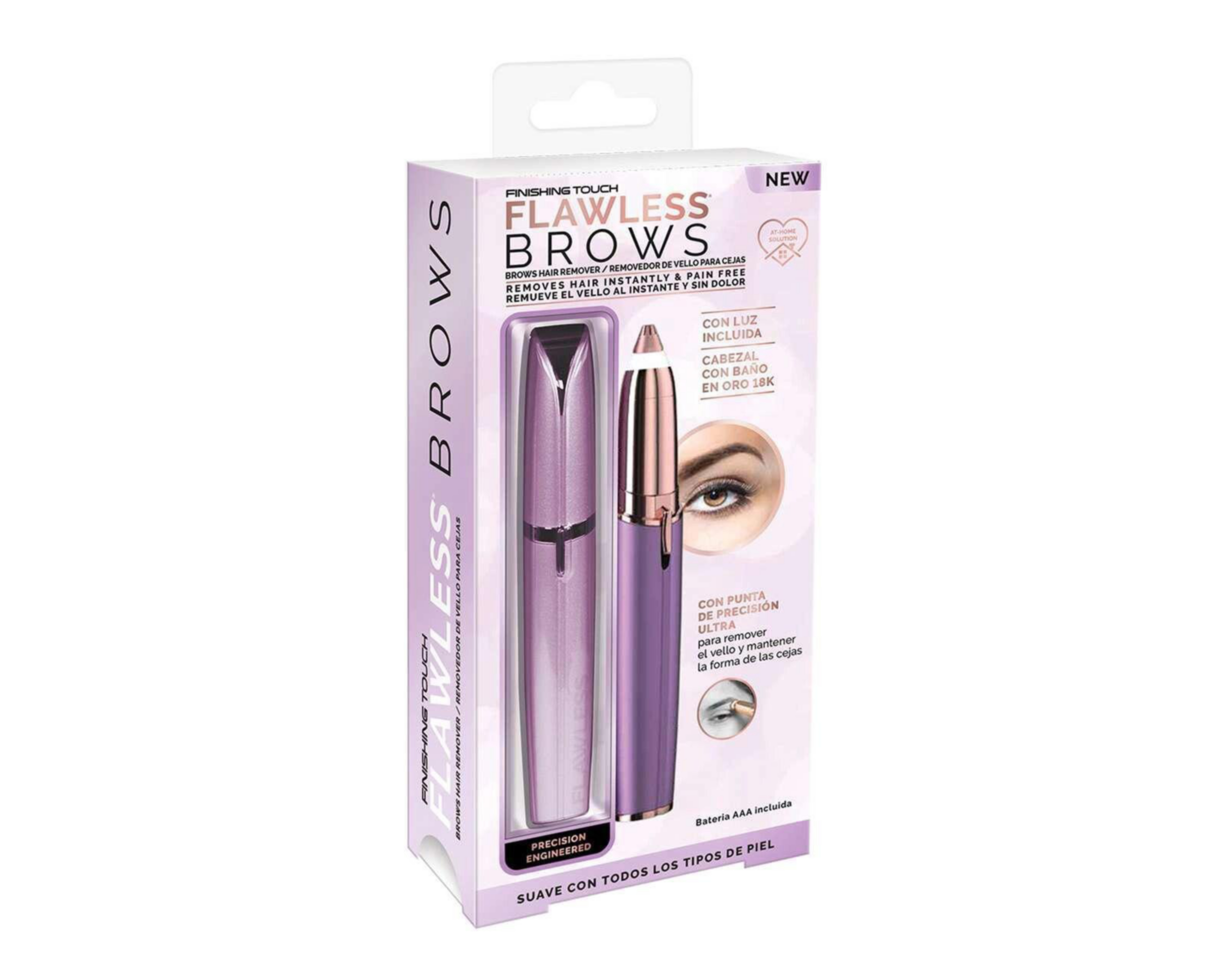 Foto 2 | Depiladora de Vello Flawless Brow Lavanda 3.0