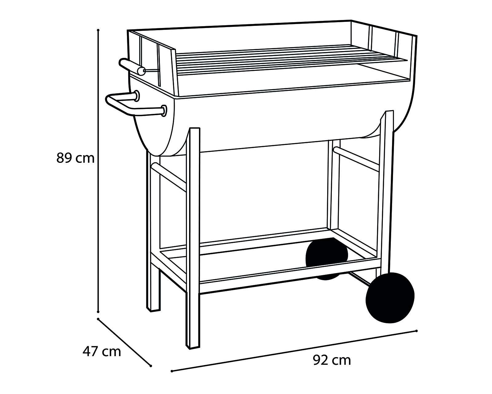 Foto 6 pulgar | Asador Congo Master Barrel 34"