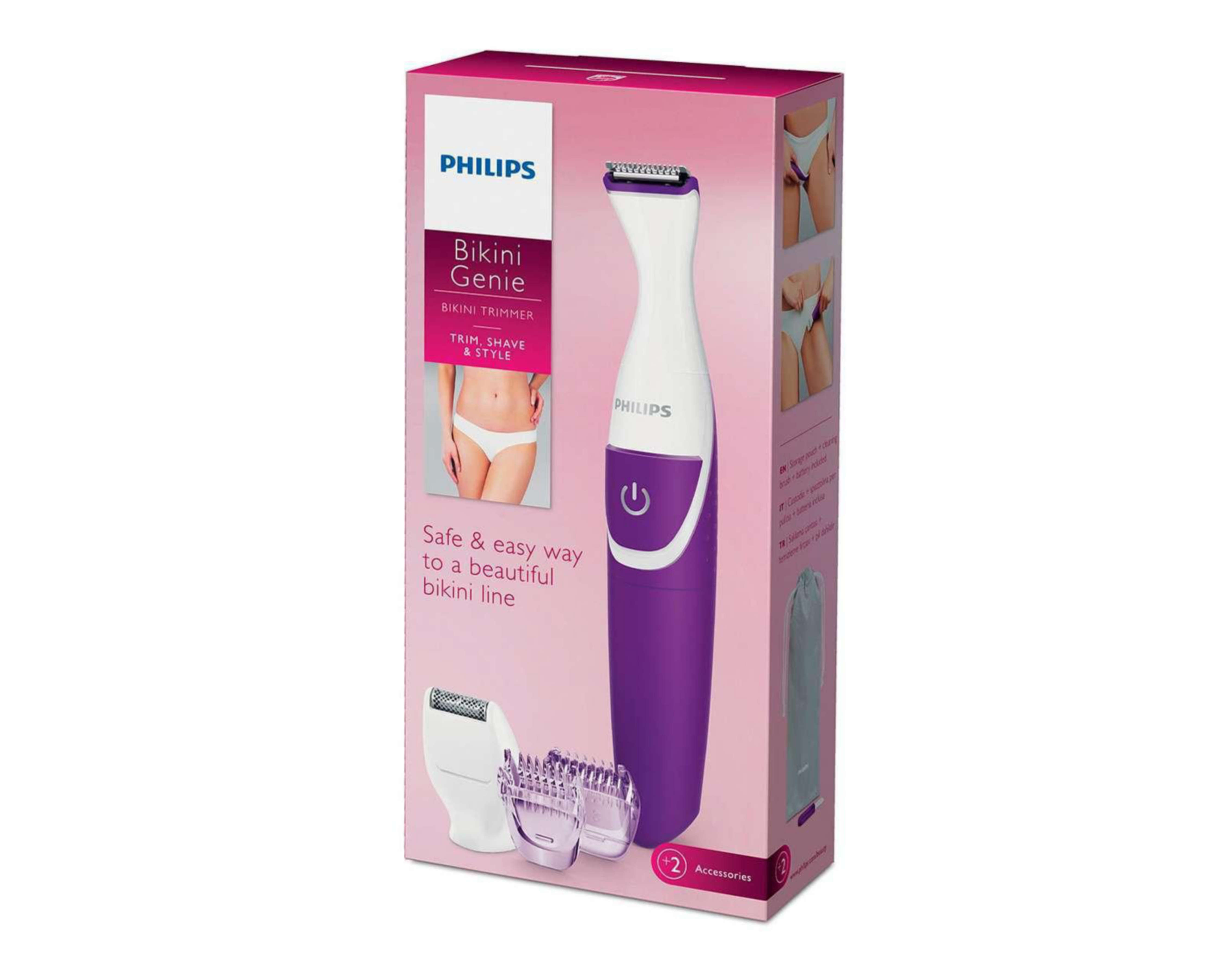 Foto 3 pulgar | Rasuradora Philips Bikini Genie 6 Piezas