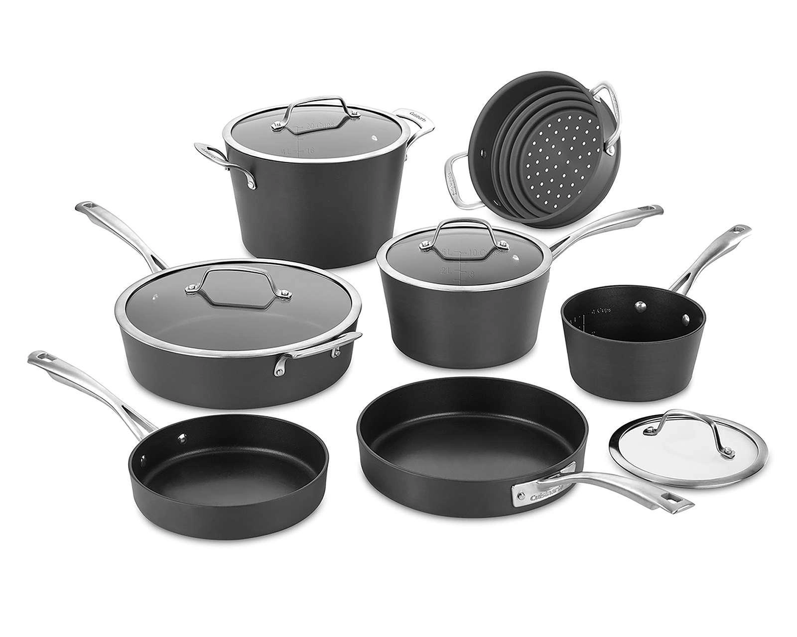 Batería de Cocina Cuisinart 11 Piezas de Aluminio