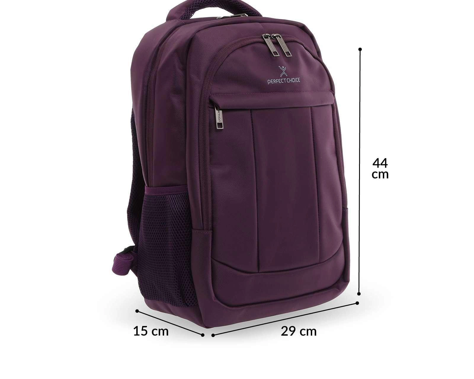 Foto 8 pulgar | Mochila para Laptop Perfect Choice 17" Morado