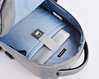 Foto 7 | Mochila para Laptop Novotek Delta 15.6 Pulgadas Gris