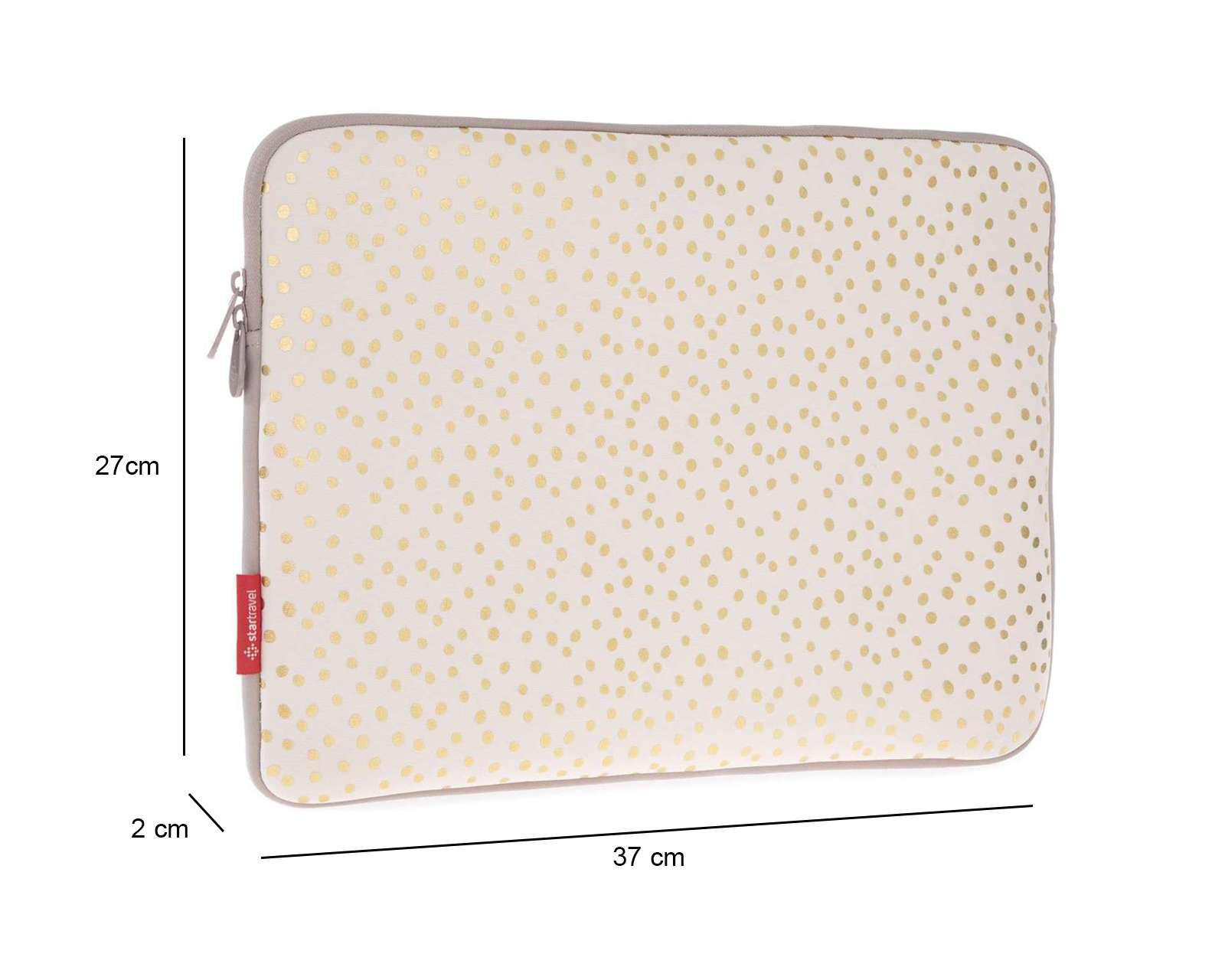 Foto 8 pulgar | Funda para Laptop Startravel 15" Dorado