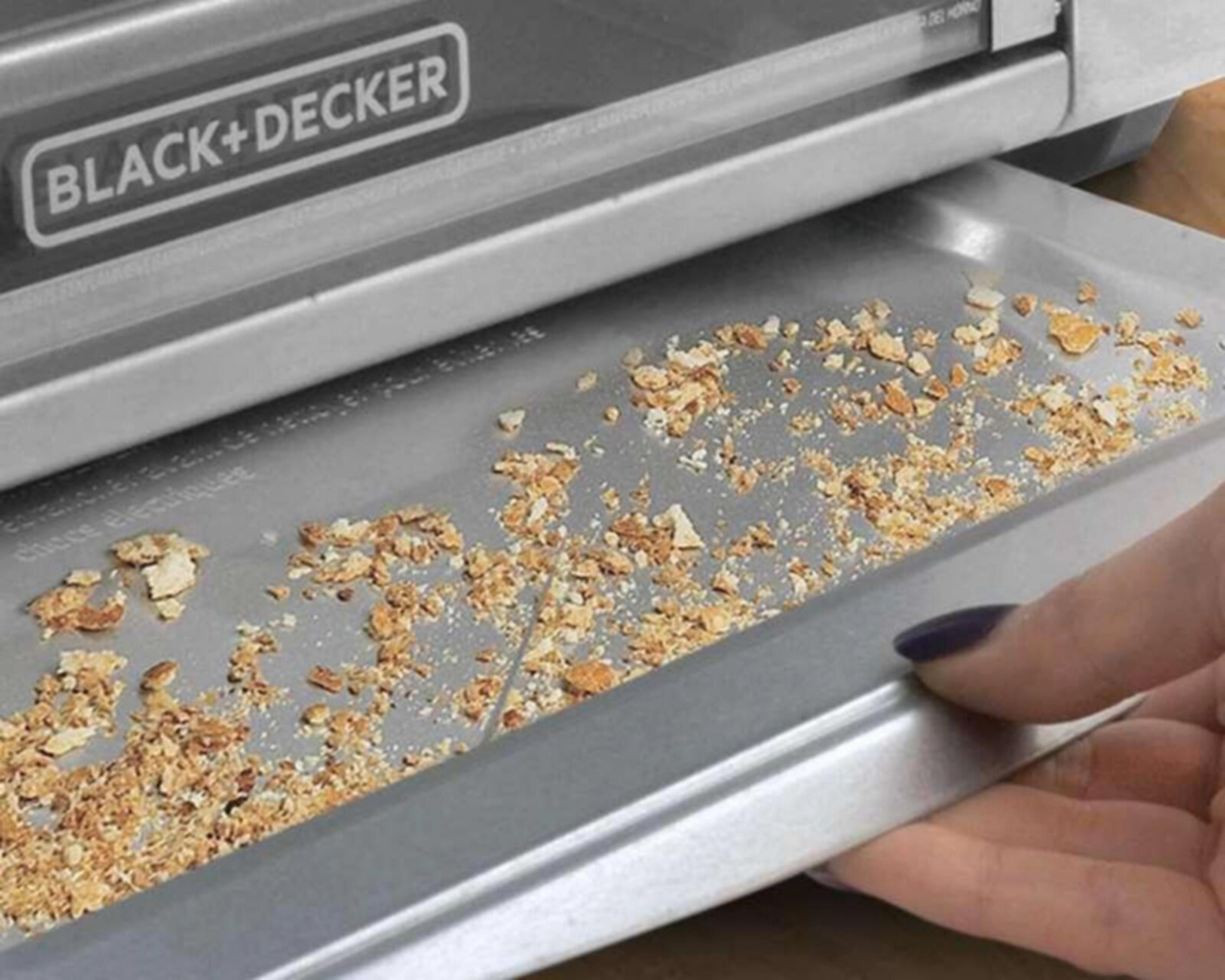 Foto 4 pulgar | Horno Eléctrico con Freidora de Aire Black+Decker 24 L