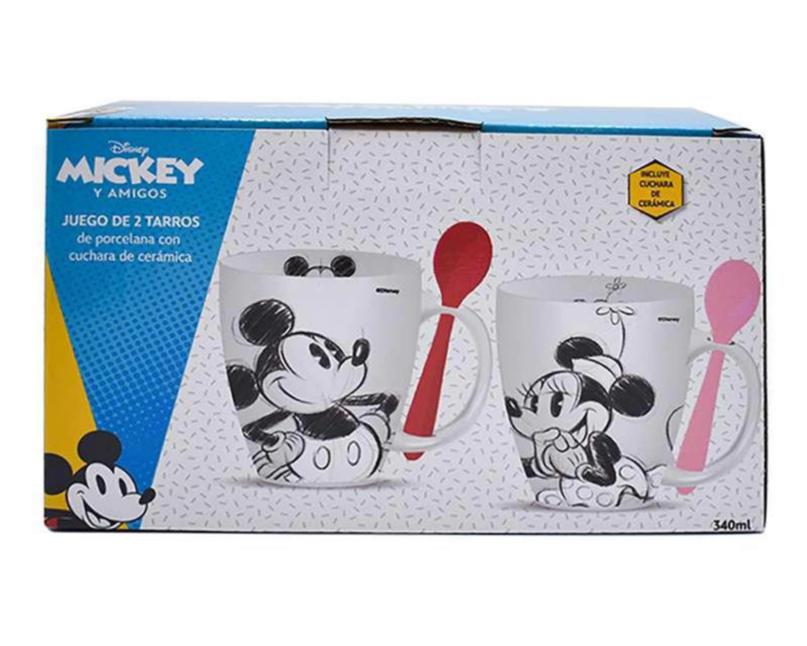 Foto 6 pulgar | Tazas de Cerámica Disney 2 Piezas