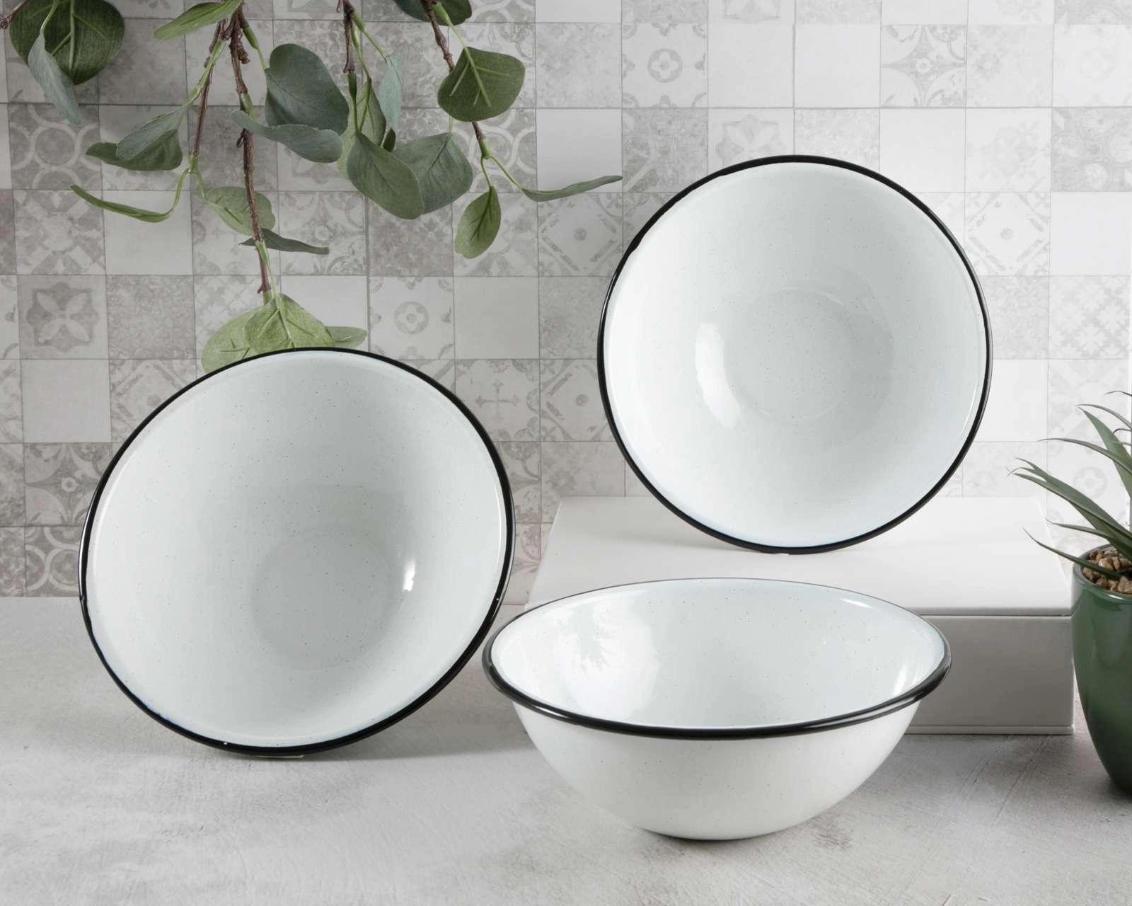 Bowls de Peltre Blanca para 6 Personas $289