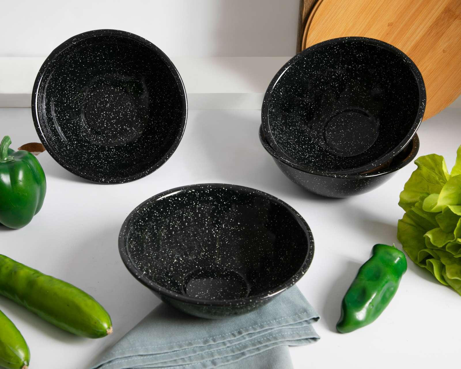 Bowls de Peltre Negro 6 Personas