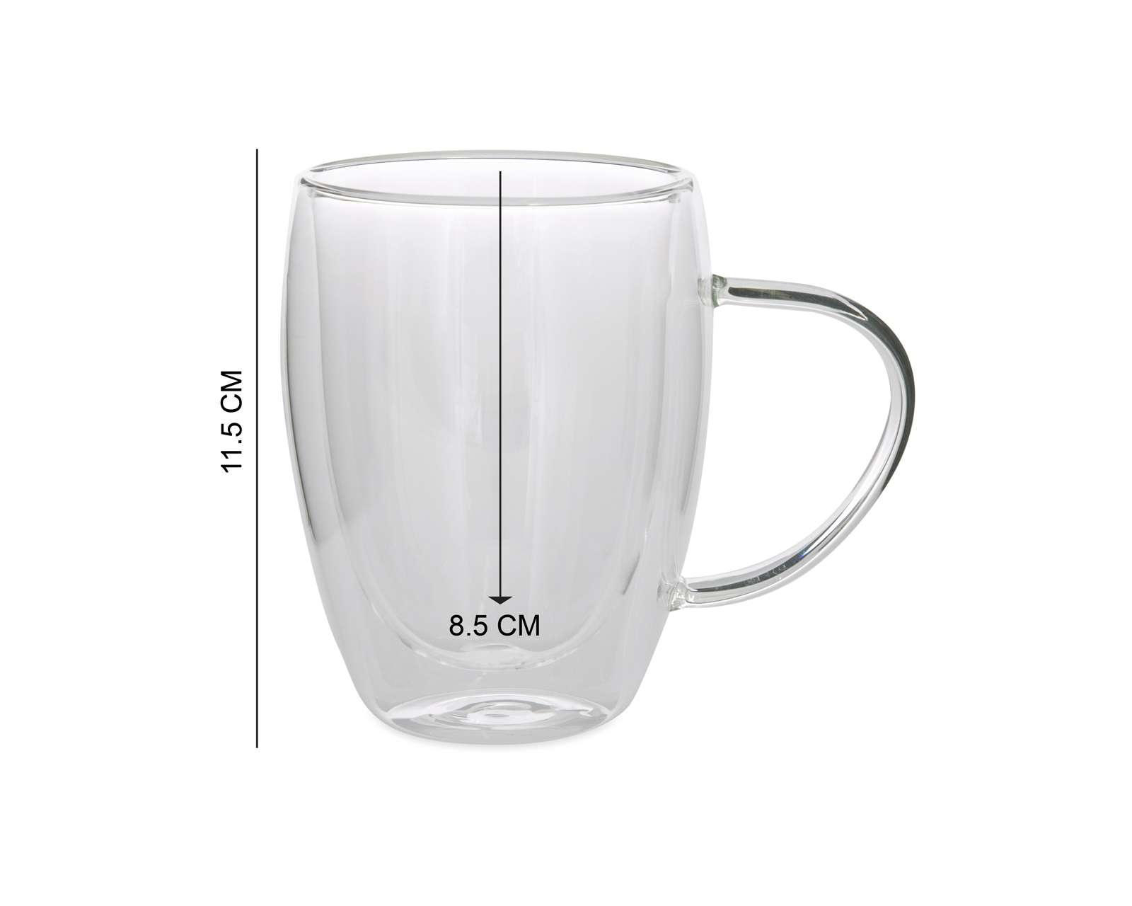 Foto 4 pulgar | Taza de Vidrio Kralix 4 Piezas