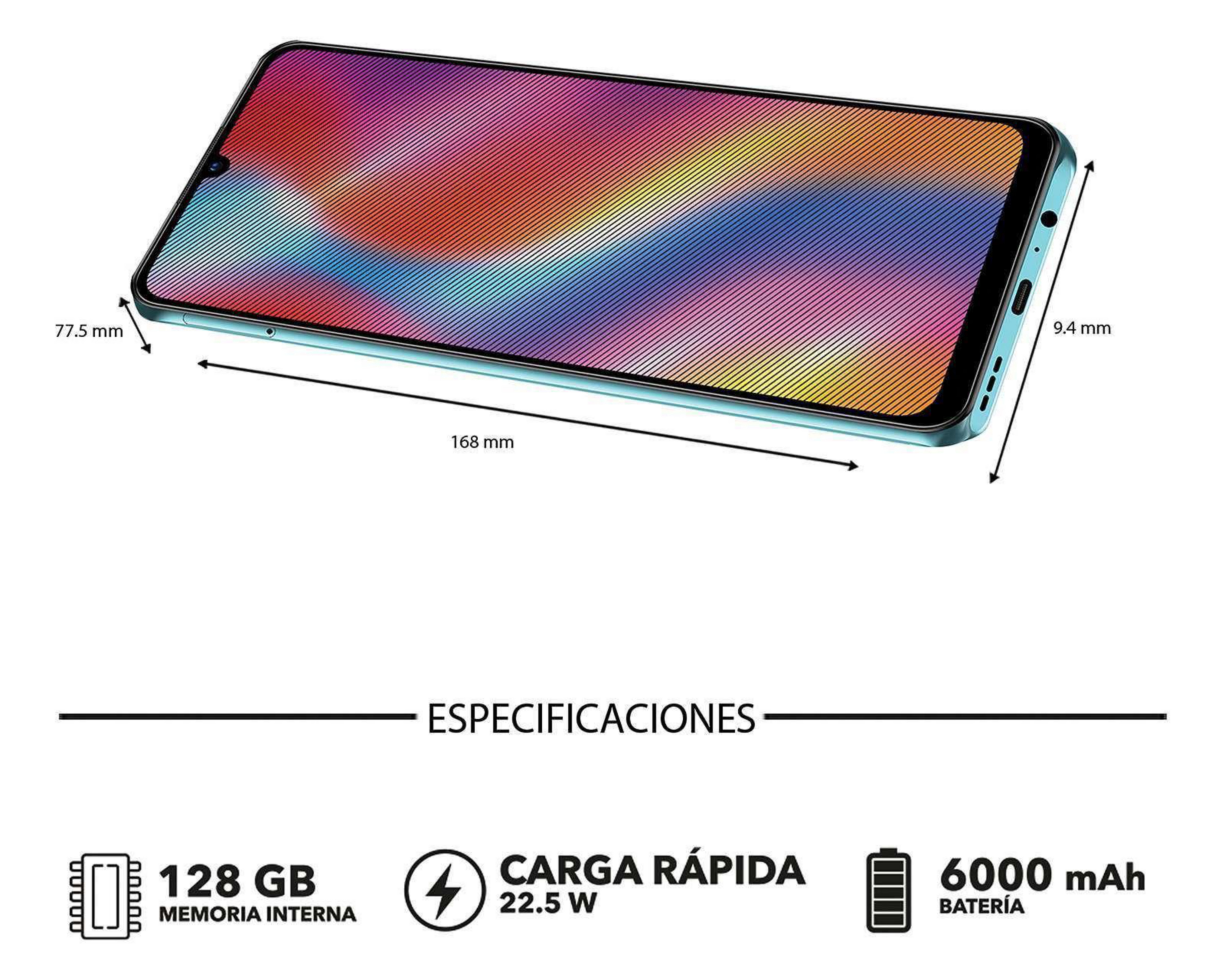 Celular ZTE Desbloqueado Blade V40 Vita 128 GB Verde | Coppel