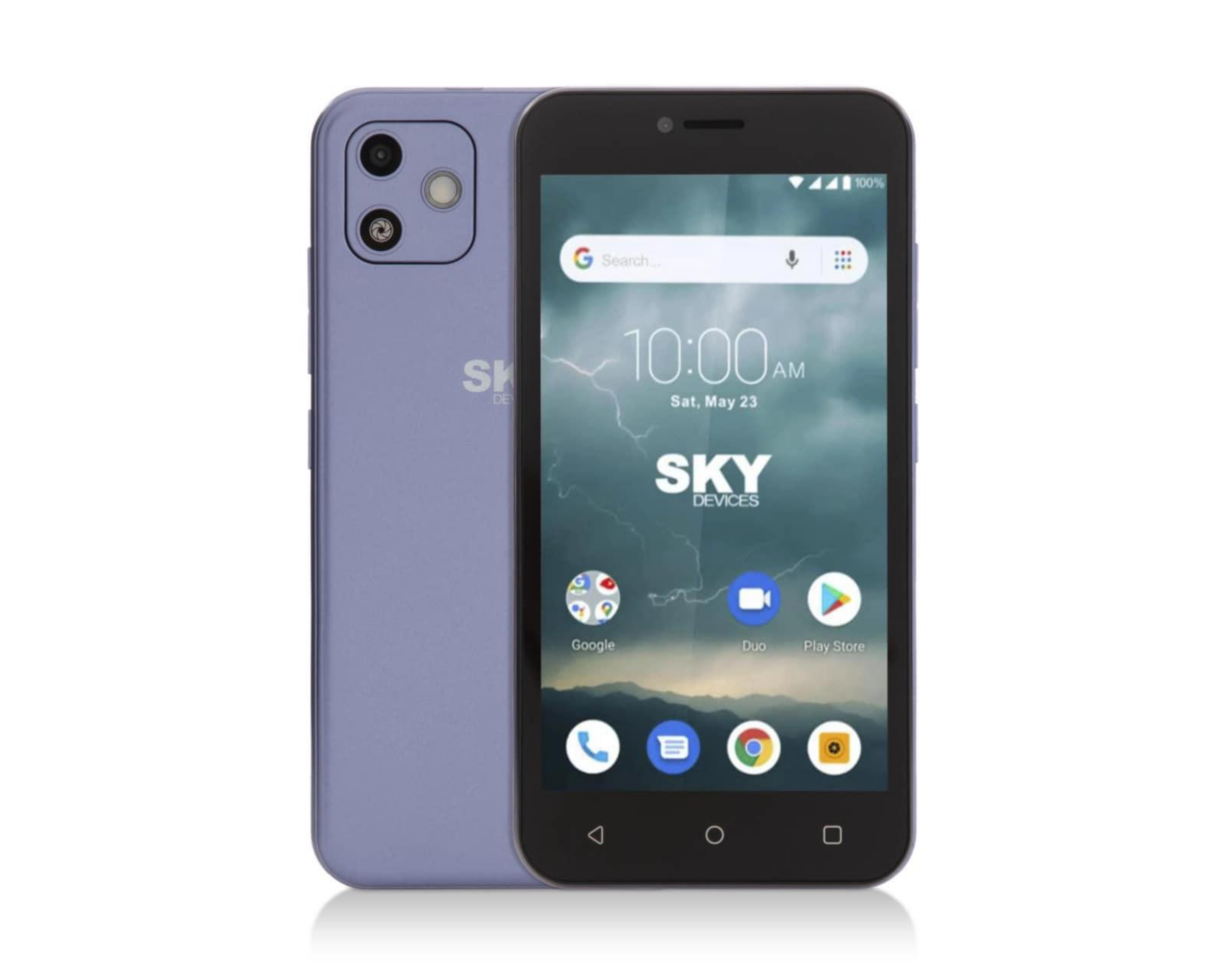 Celular Sky Device Desbloqueado Platinum J5 16 GB Morado $699