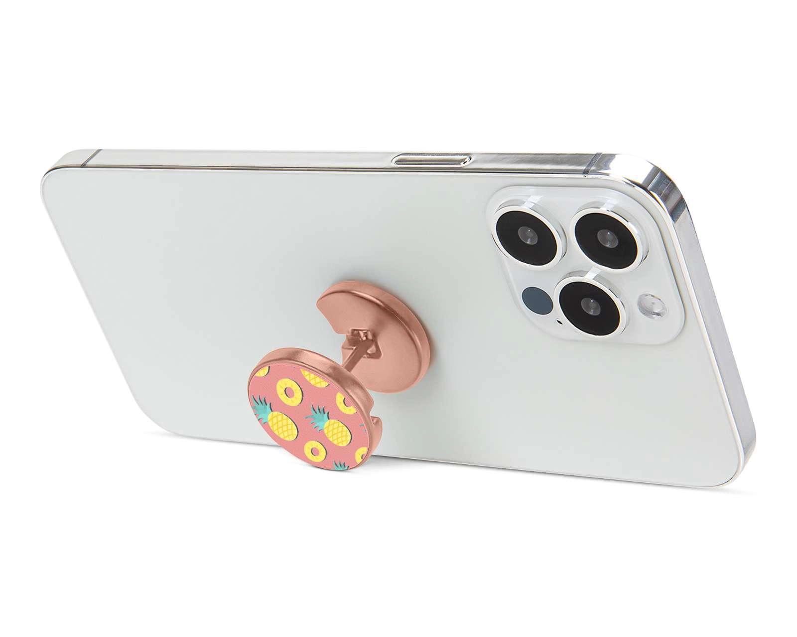 Soporte Adherible Blob Rosa para Celular $9