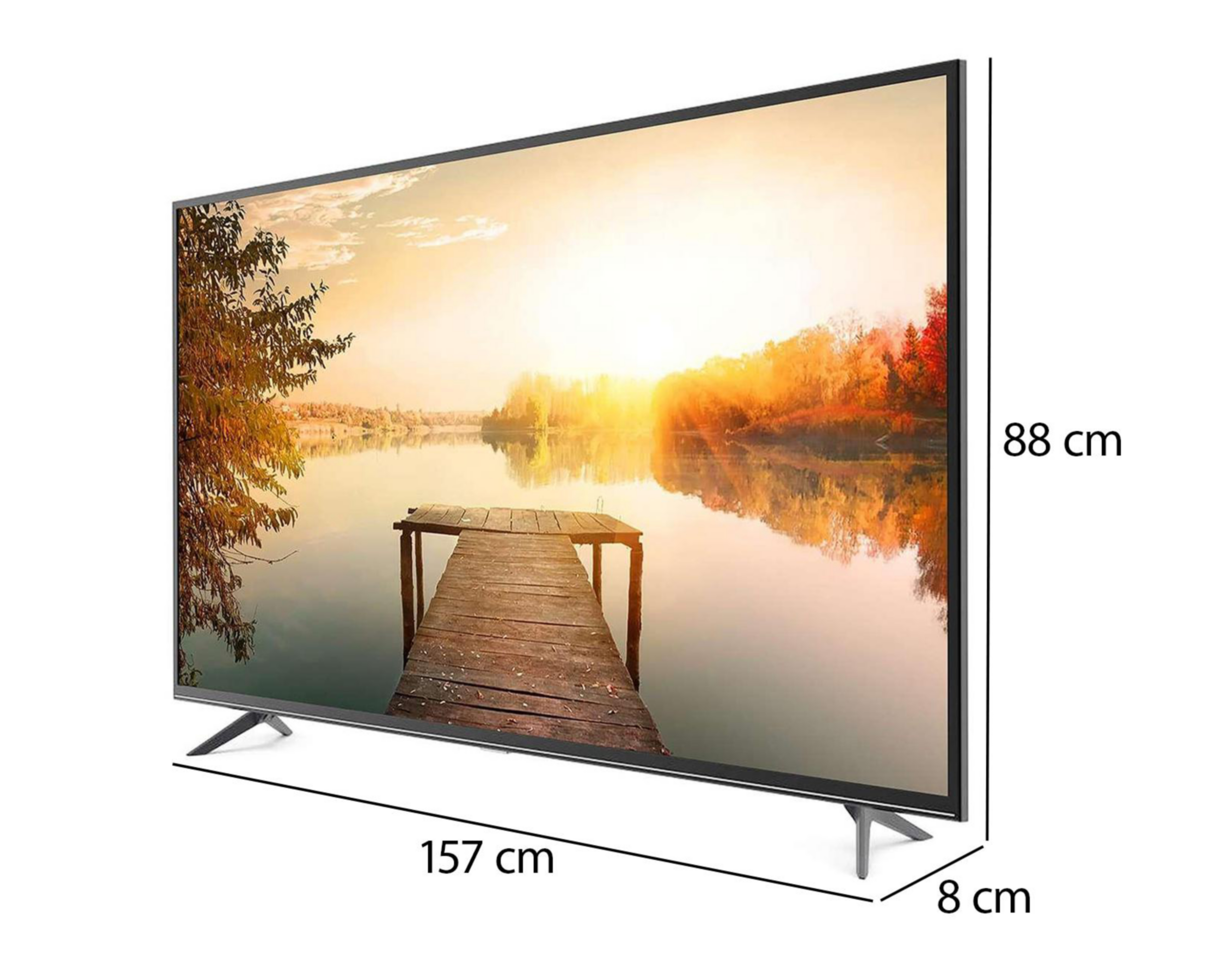 Foto 6 pulgar | Pantalla LED Daewoo 70" Ultra HD 4K Smart TV DAW70UR