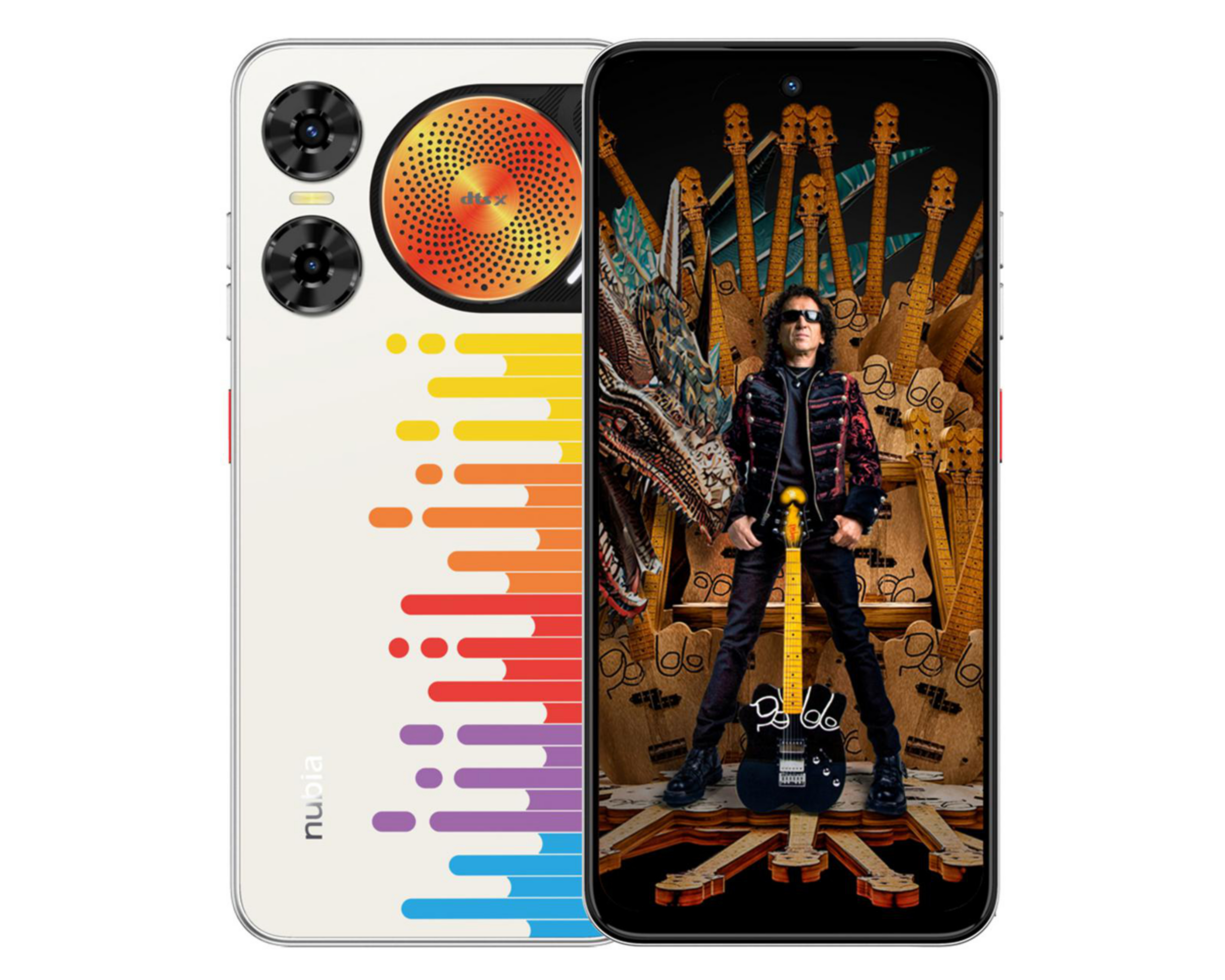 Telcel Nubia Music 2 256 GB Blanco