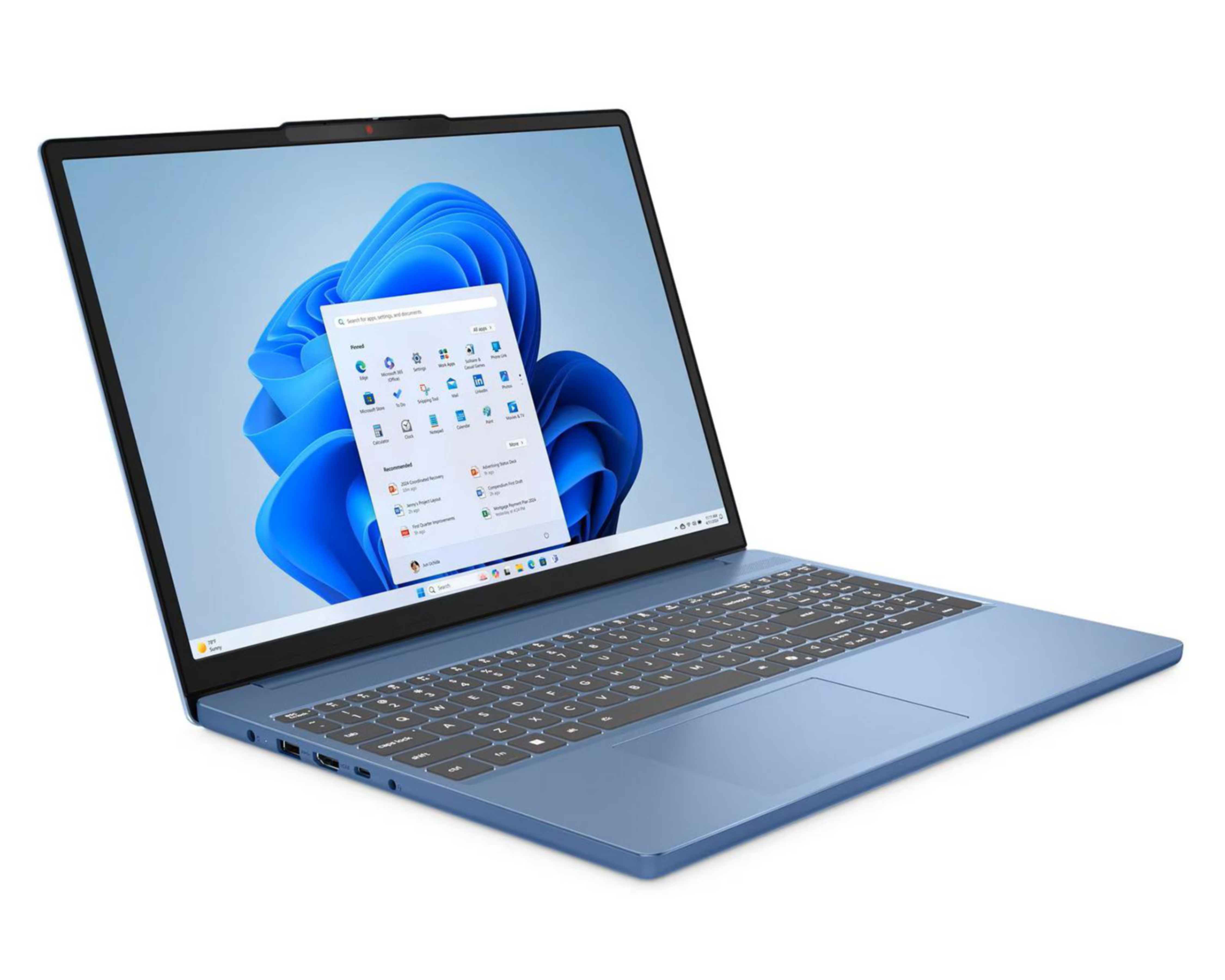 Foto 2 pulgar | Laptop Lenovo IdeaPad Slim 3 15.3 Pulgadas Windows 11 Intel Core i5 8 GB RAM 512 GB SSD Azul