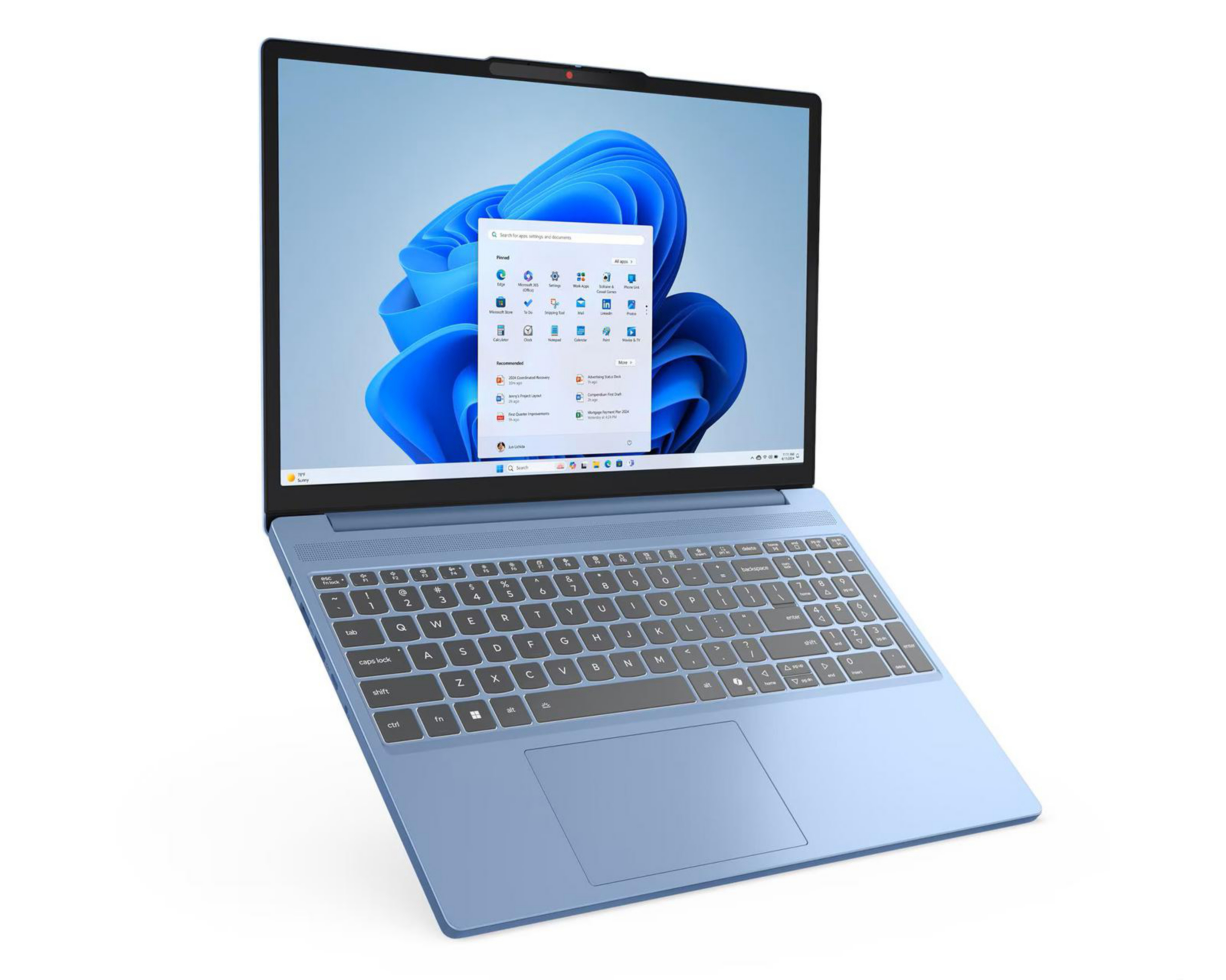 Foto 3 pulgar | Laptop Lenovo IdeaPad Slim 3 15.3 Pulgadas Windows 11 Intel Core i5 8 GB RAM 512 GB SSD Azul