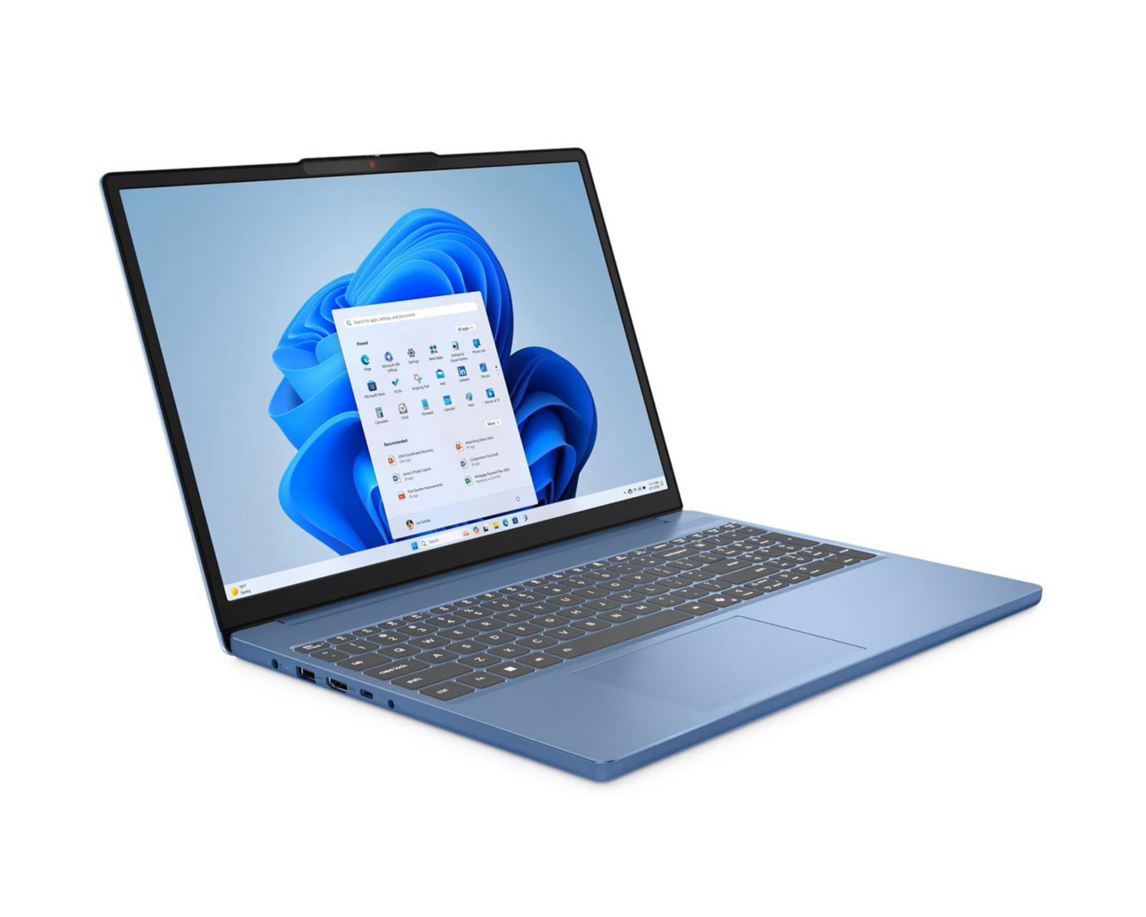 Foto 2 pulgar | Laptop Lenovo IdeaPad Slim 15IRH10 I7 15.3 Pulgadas Windows 11 Intel Core i7 16 GB RAM 512 GB SSD Azul