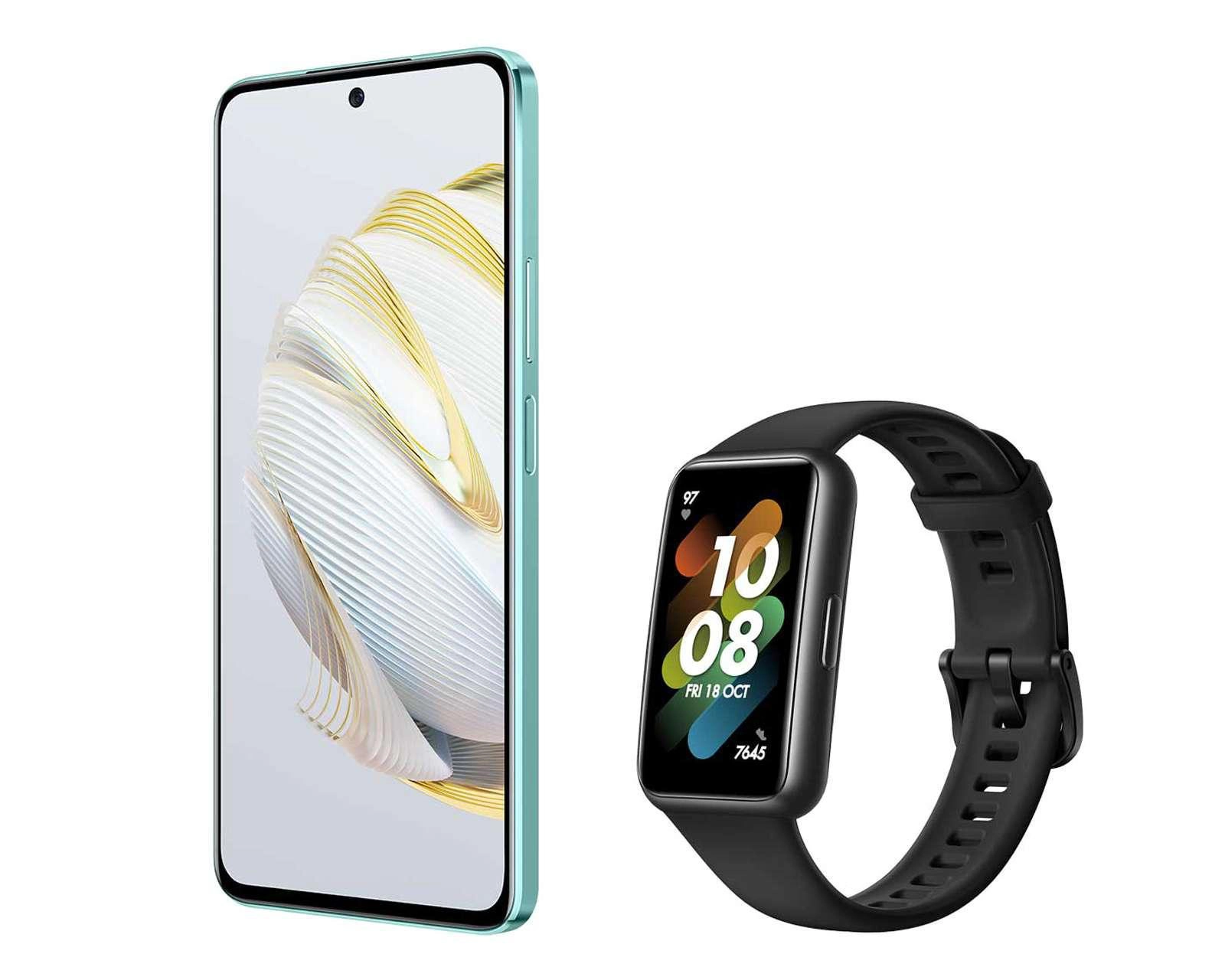 Foto 4 | Celular Huawei Desbloqueado Nova 10 SE 128 GB Verde + Fitband