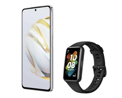 Foto 4 | Celular Huawei Liberado Nova 10 SE 128 GB Plata + Fitband