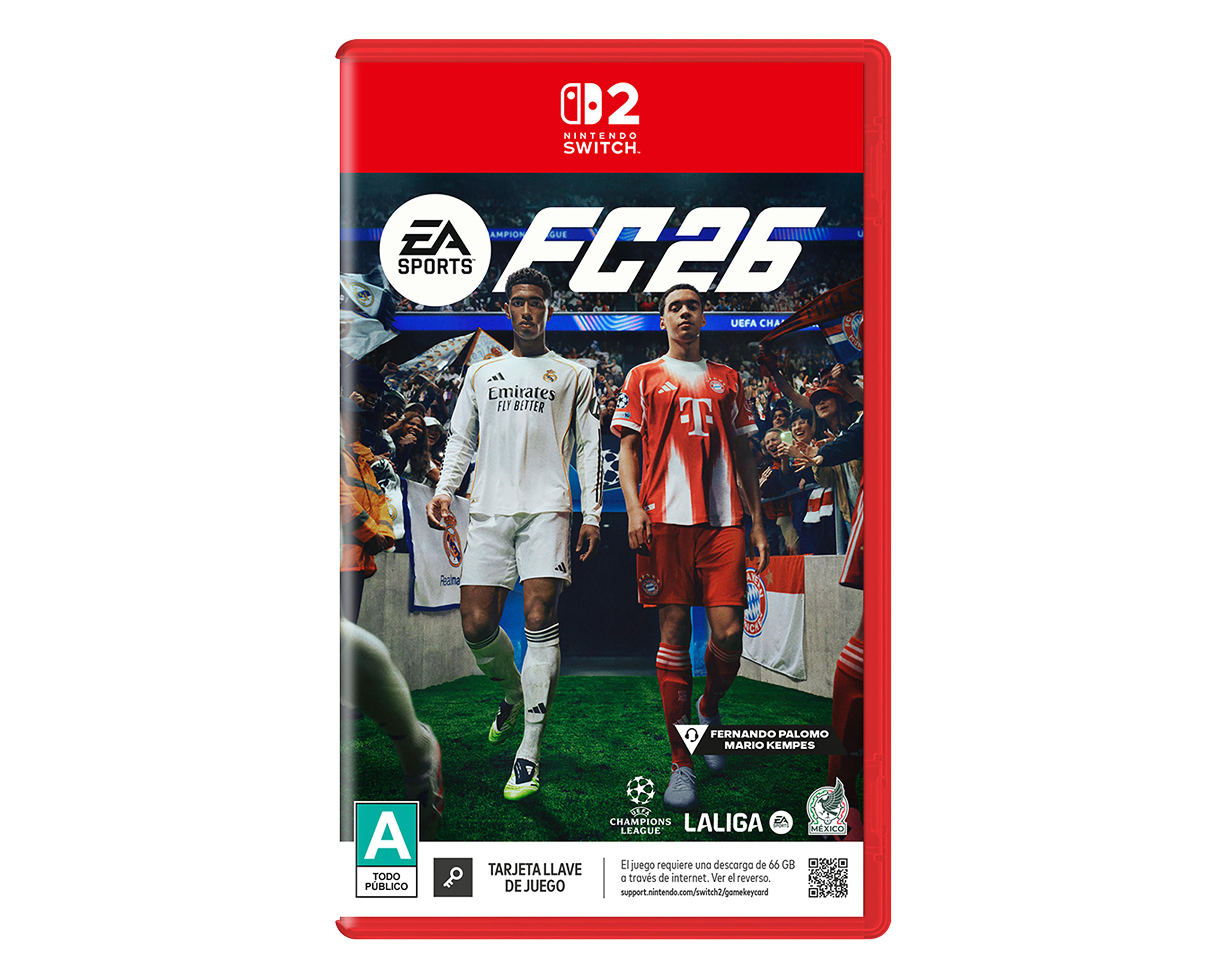Foto 2 pulgar | Preventa EA Sports FC 26 Edición Estándar para Nintendo Switch 2