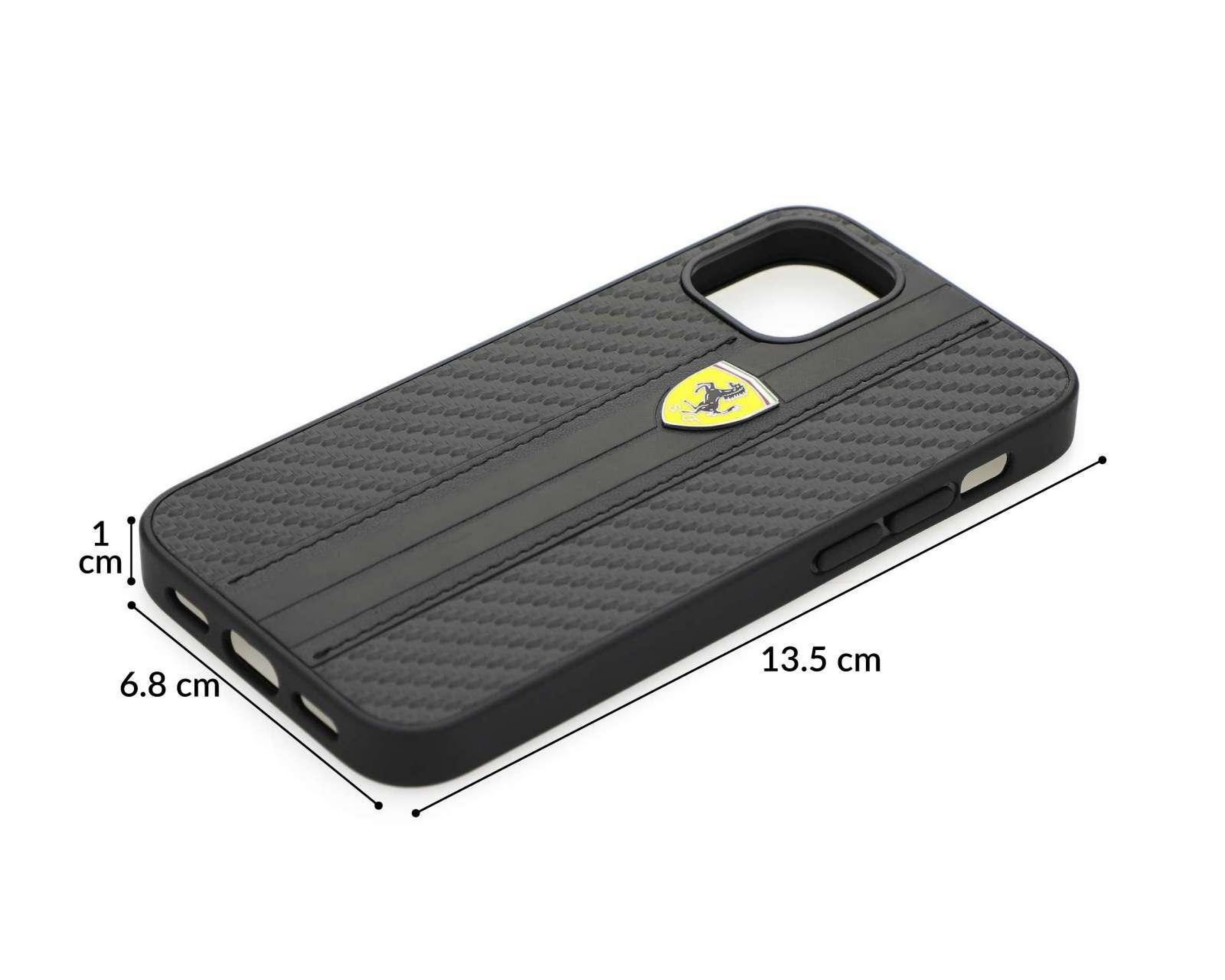 Foto 8 pulgar | Funda Ferrari para iPhone 12 Mini