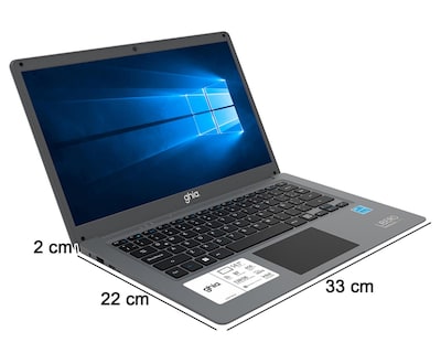 Foto 10 | Notebook Ghia NotGhia-432 14 Pulgadas Windows 11 Intel Celeron 4 GB RAM 128 GB eMMC Gris