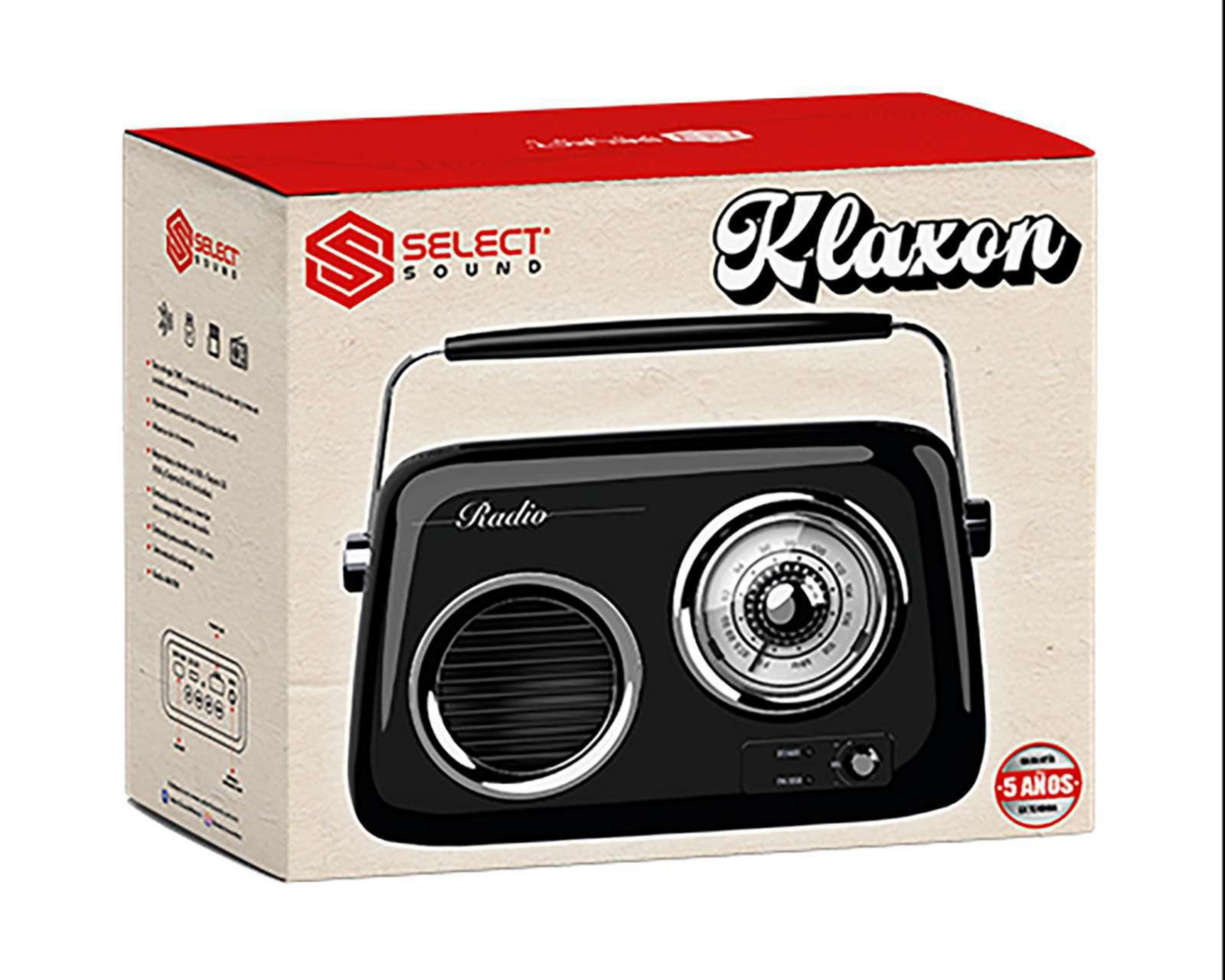 Foto 4 pulgar | Radio Análogo Select Sound Retro BT1010 con Bluetooth