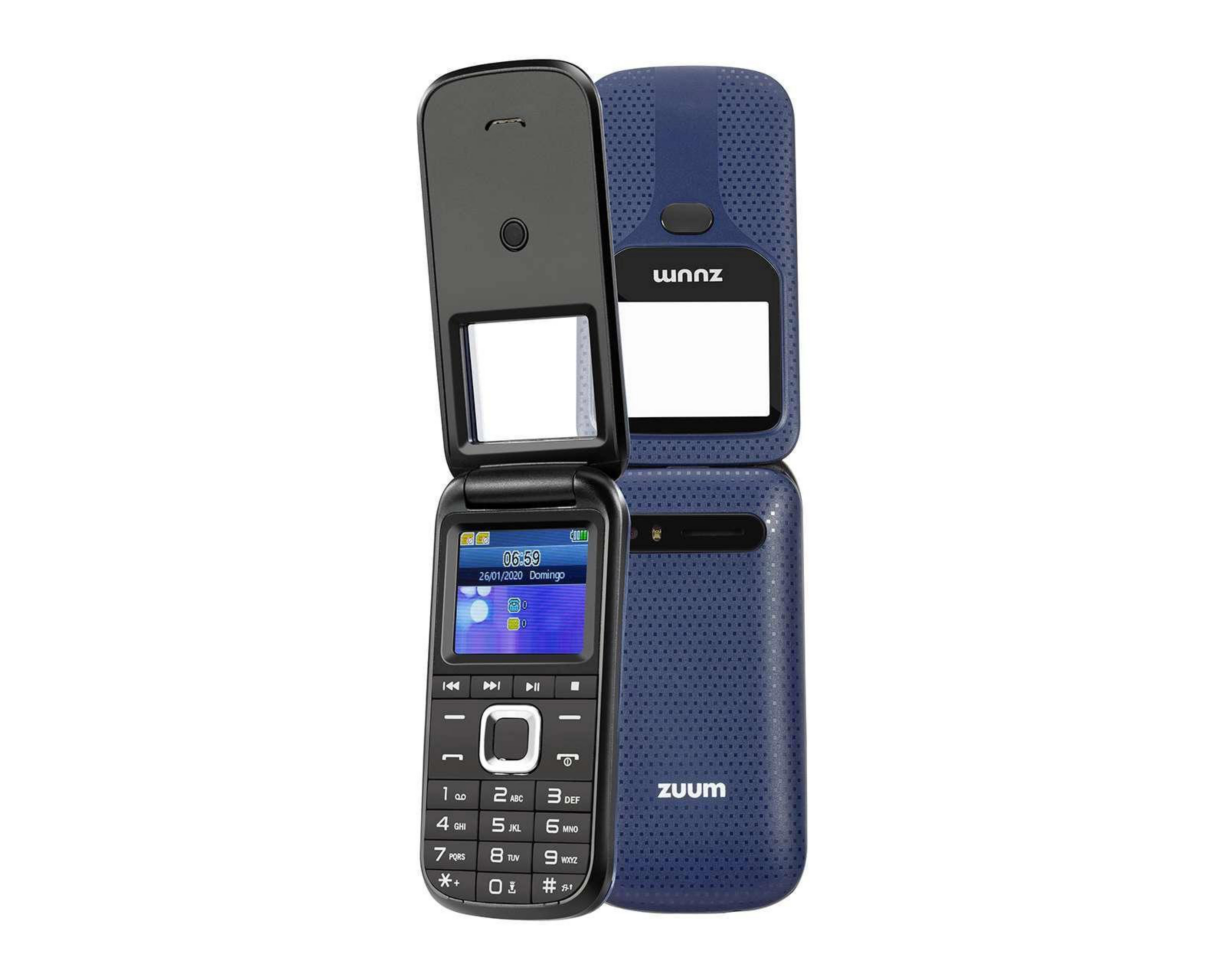 Celular Zuum Liberado Brix R ll 128 MB Azul $149