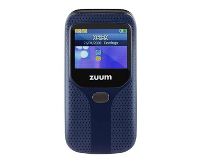 Foto 2 | Celular Zuum Desbloqueado Brix R ll 128 MB Azul
