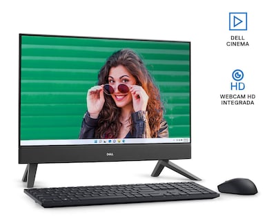 Foto 4 | Computadora de Escritorio Dell Y7D70 23.8 Pulgadas Windows 11 Home AMD Ryzen 8 GB RAM 512 SSD Negra