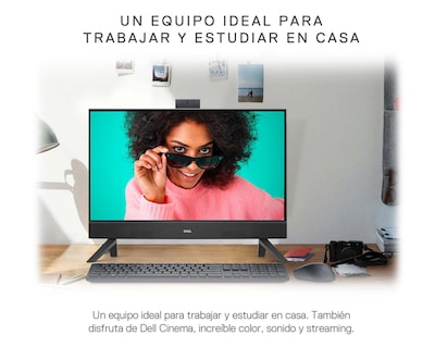 Foto 6 | Computadora de Escritorio Dell Y7D70 23.8 Pulgadas Windows 11 Home AMD Ryzen 8 GB RAM 512 SSD Negra