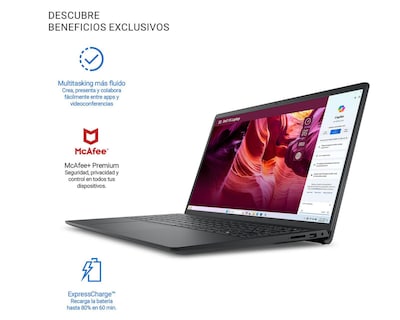 Foto 2 | Laptop Dell 15 DC15255 15.6 Pulgadas Windows 11 AMD Ryzen 7 16 GB RAM 1 TB SSD Negra