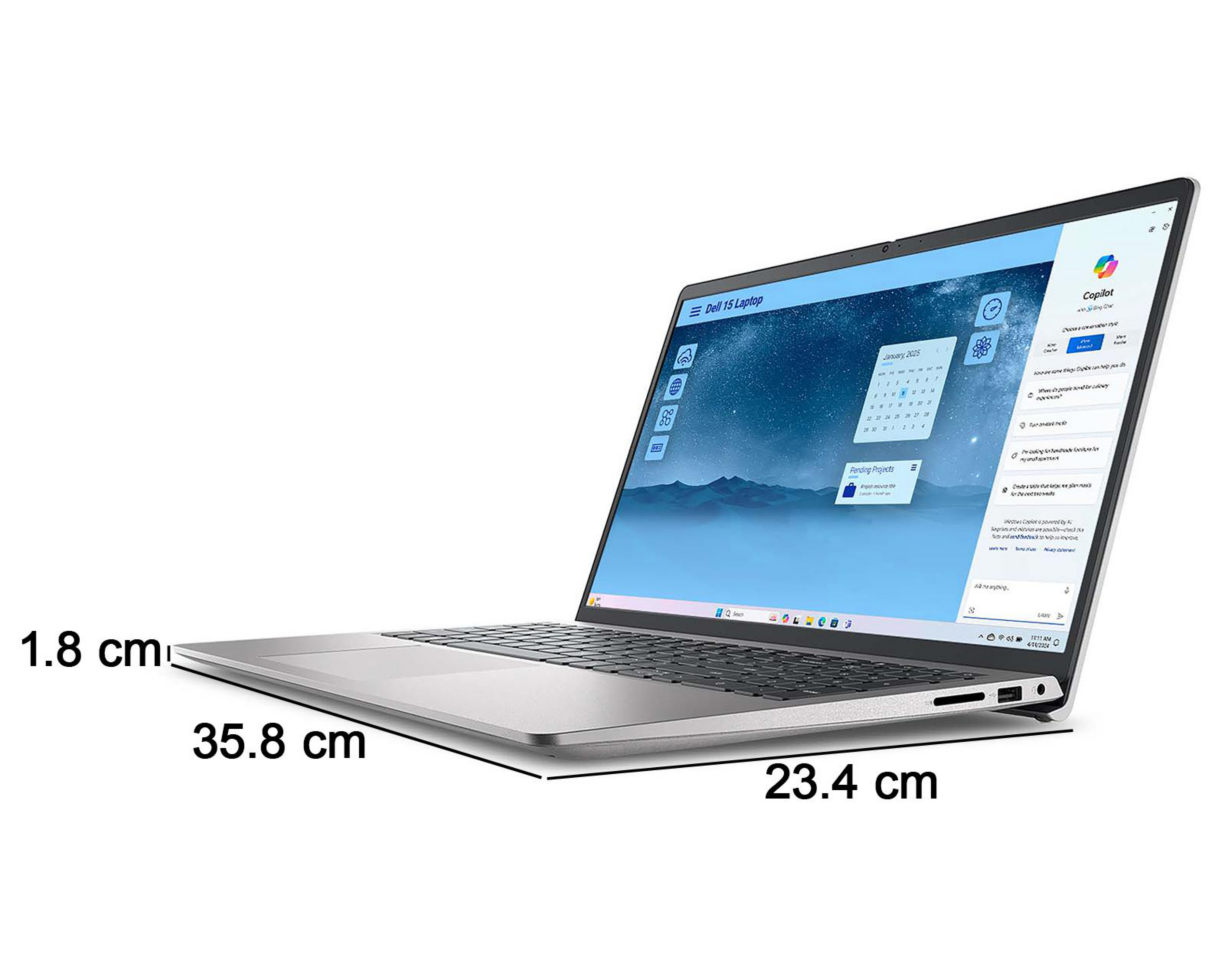 Foto 7 pulgar | Laptop Dell 0Y8RM 15.6 Pulgadas Windows 11 Intel Core i7 16 GB RAM 512 GB SSD Plateada