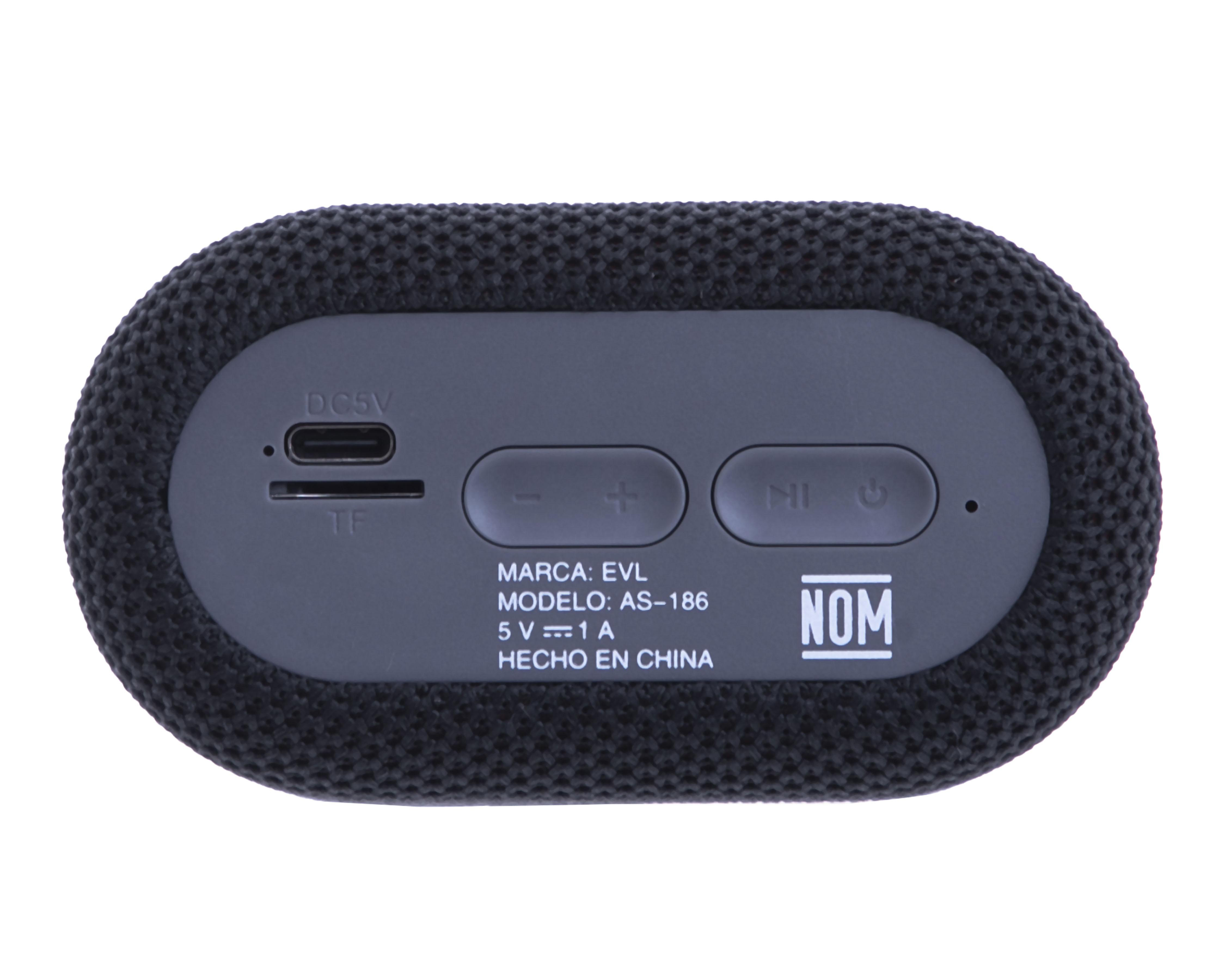 Foto 5 pulgar | Bocina Bluetooth Portátil EVL AS-186 5 W con Batería Recargable