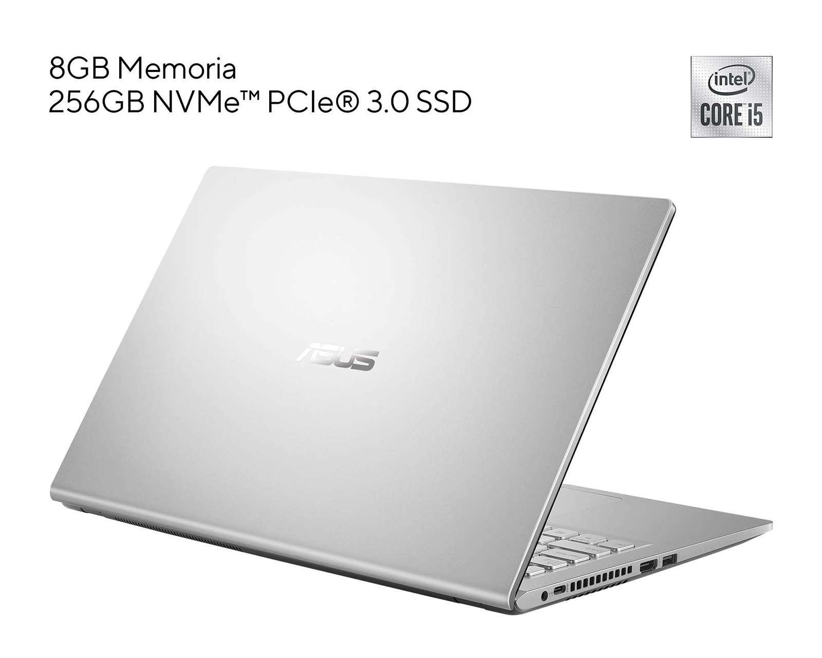 Foto 4 pulgar | Laptop Asus X515JA-BQ2768W 15.6" Intel Core i5 8 GB RAM 256 SSD Plata