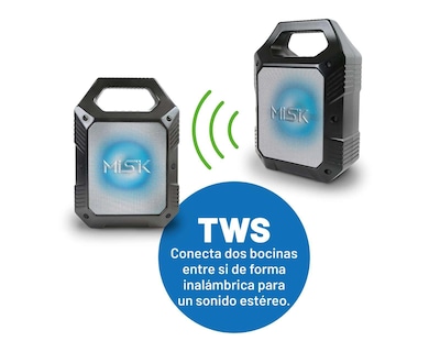 Foto 4 | Bocina Bluetooth Portátil Misik MS202 Batería Recargable