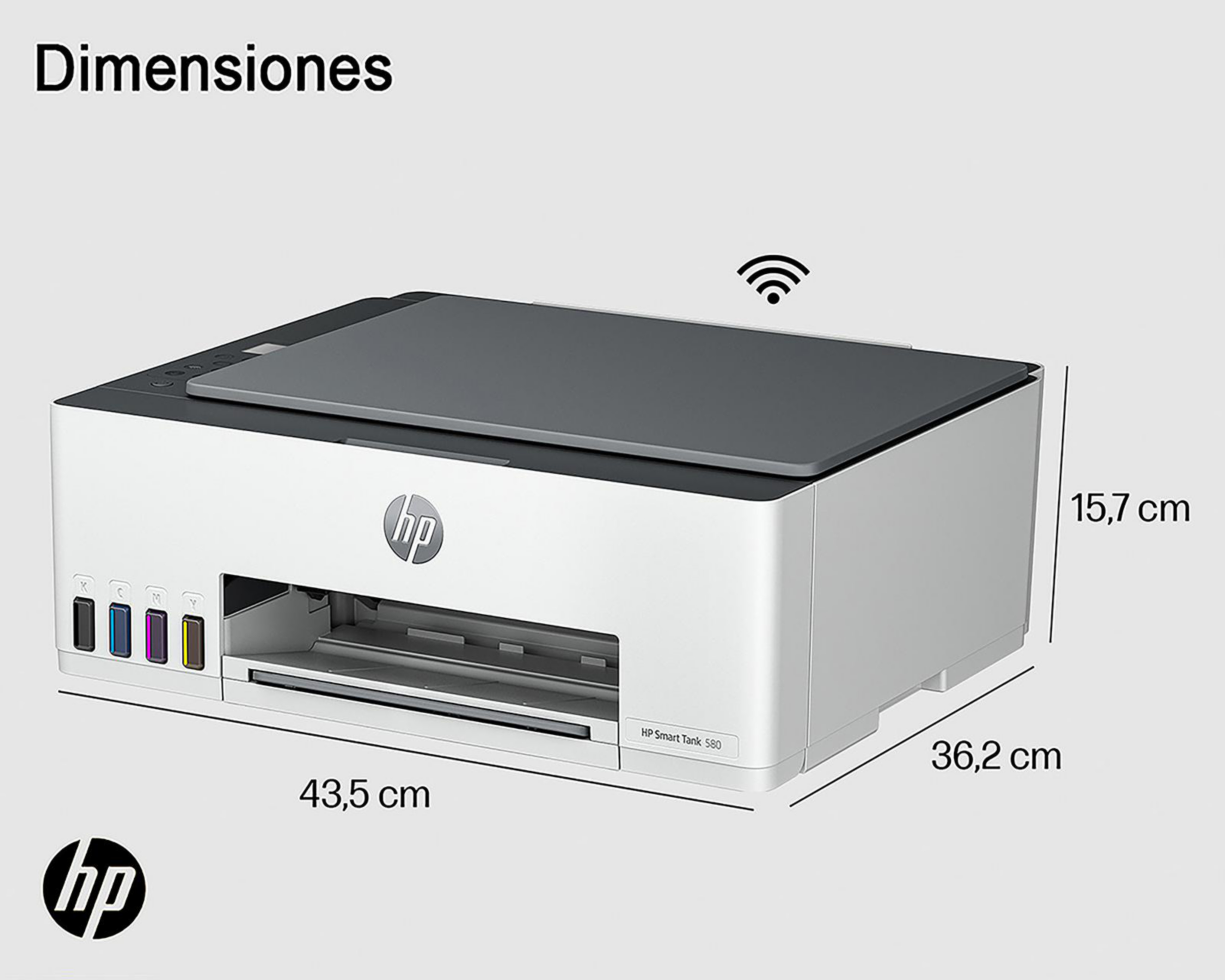 Foto 10 | Multifuncional HP de Inyección Smart Tank 580