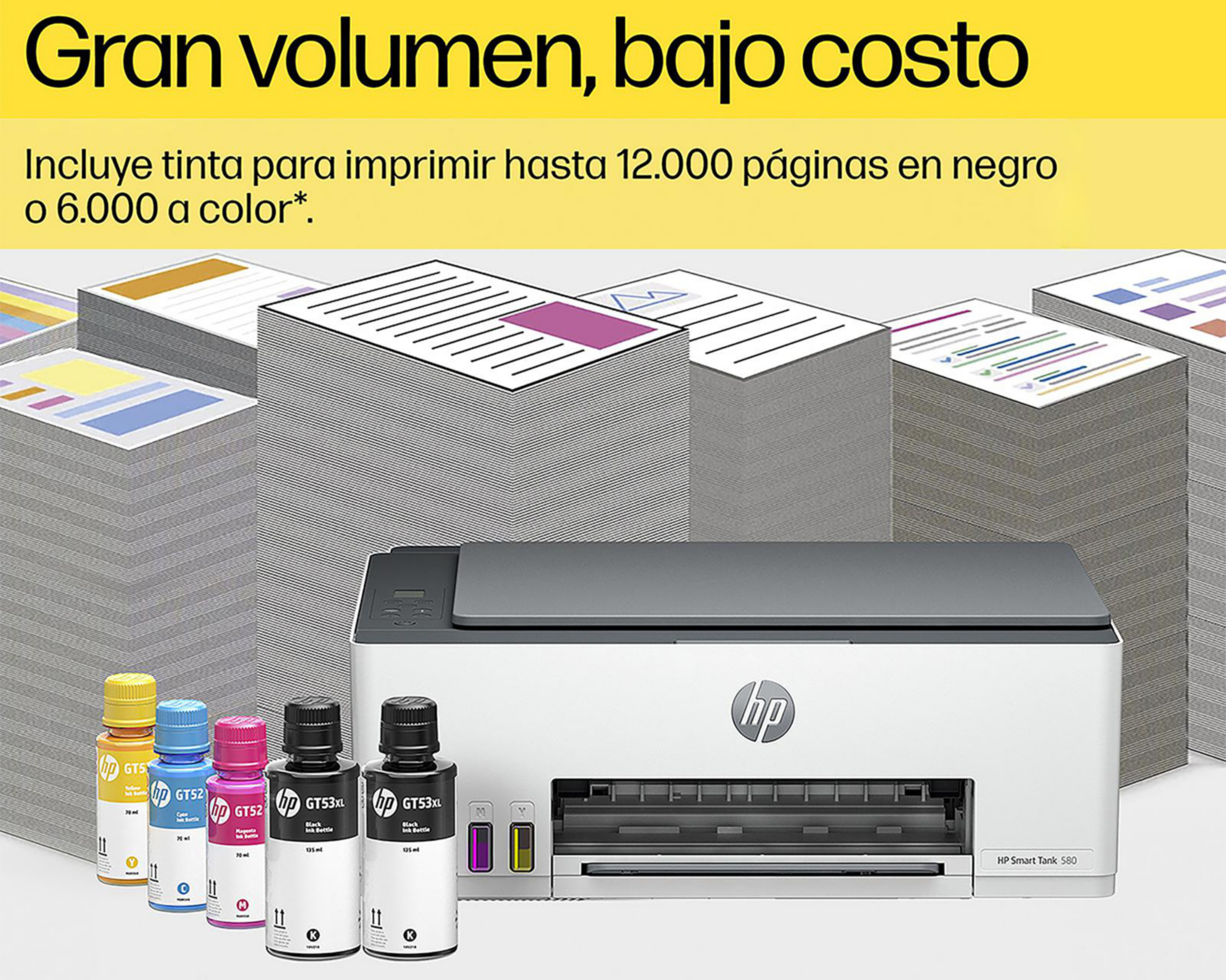 Foto 9 | Multifuncional HP de Inyección Smart Tank 580