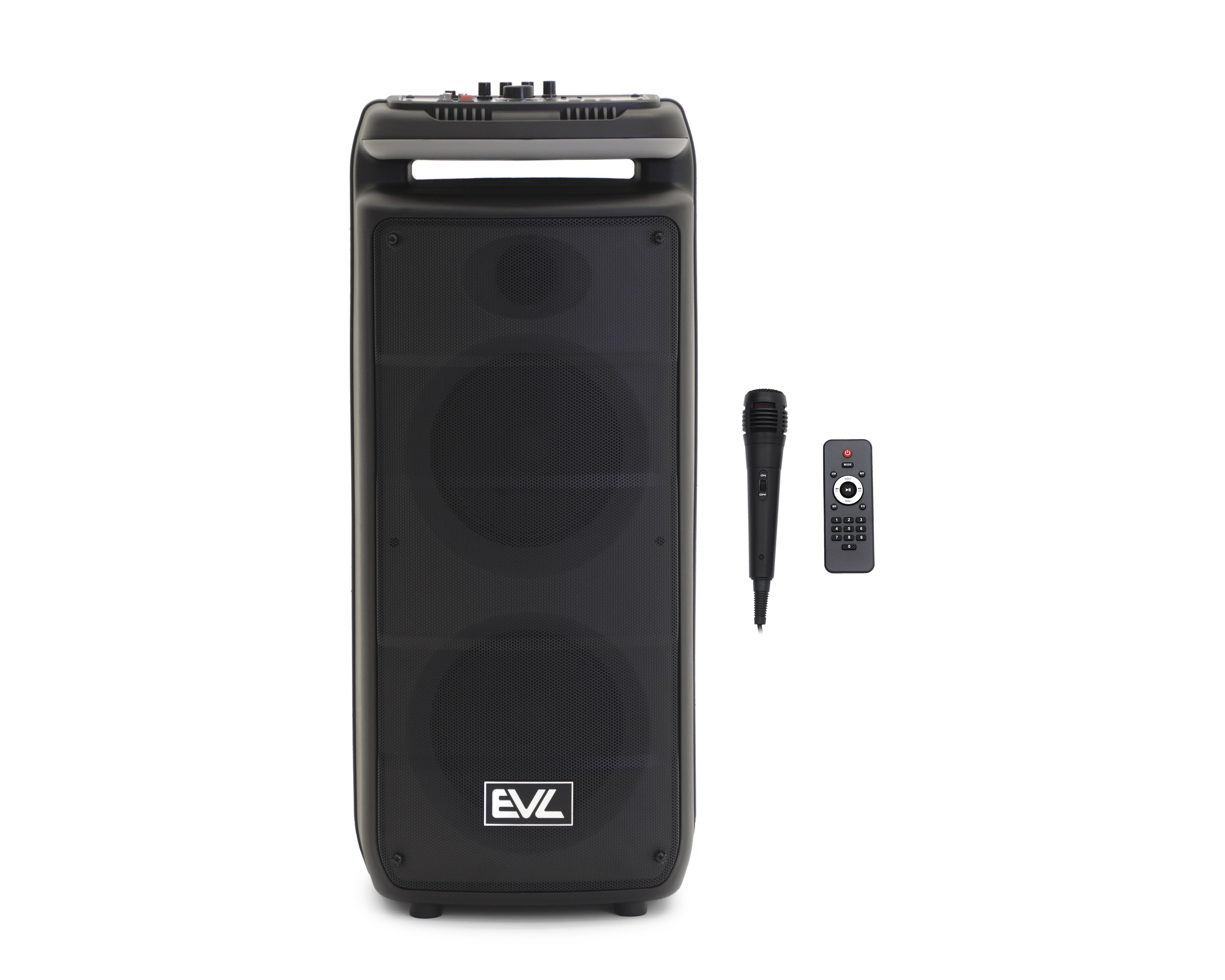 Bafle Bluetooth EVL JPS818L con Luces LED $2,799