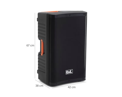 Foto 8 | Bafle Bluetooth EVL JPS8815B Portátil