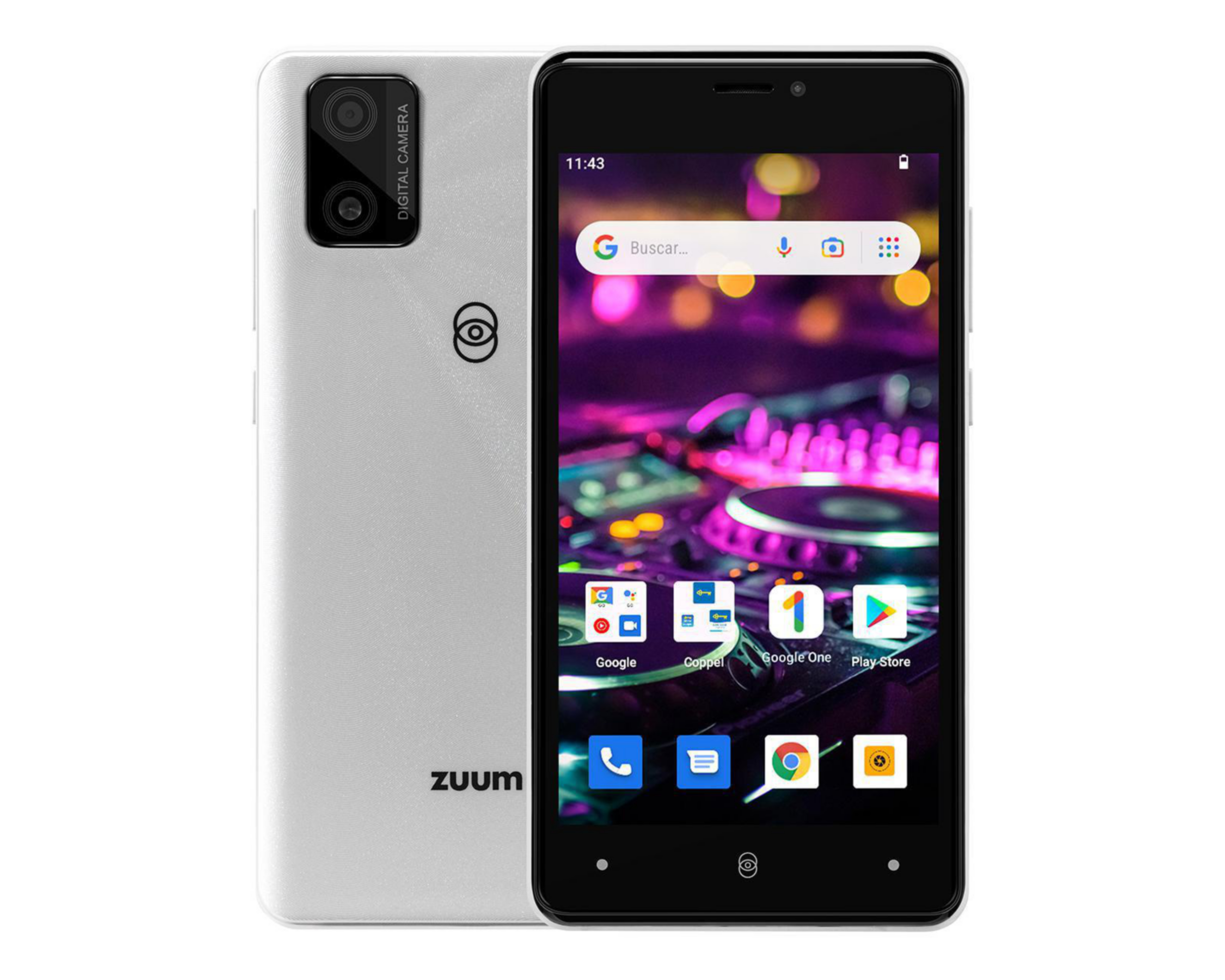 Celular Zuum Desbloqueado Magno C2 16 GB Blanco $899