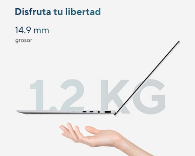 Foto 7 | Laptop Asus Zenbook 14 Pulgadas Windows 11 Home Intel Core Ultra 7 16 GB RAM 512 GB SSD Plateada