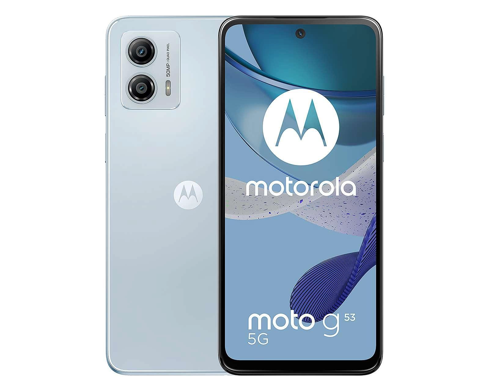 Foto 1 | Telcel Motorola Moto G53 128 GB Plata