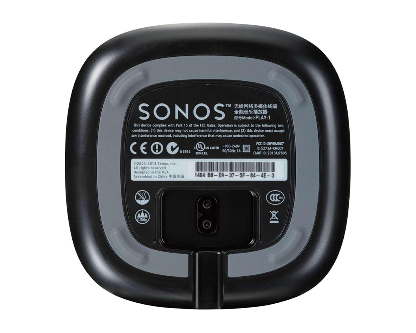 Foto 7 | Bocina Inalámbrica Sonos Play:1 Reacondicionada WiFi  Negra