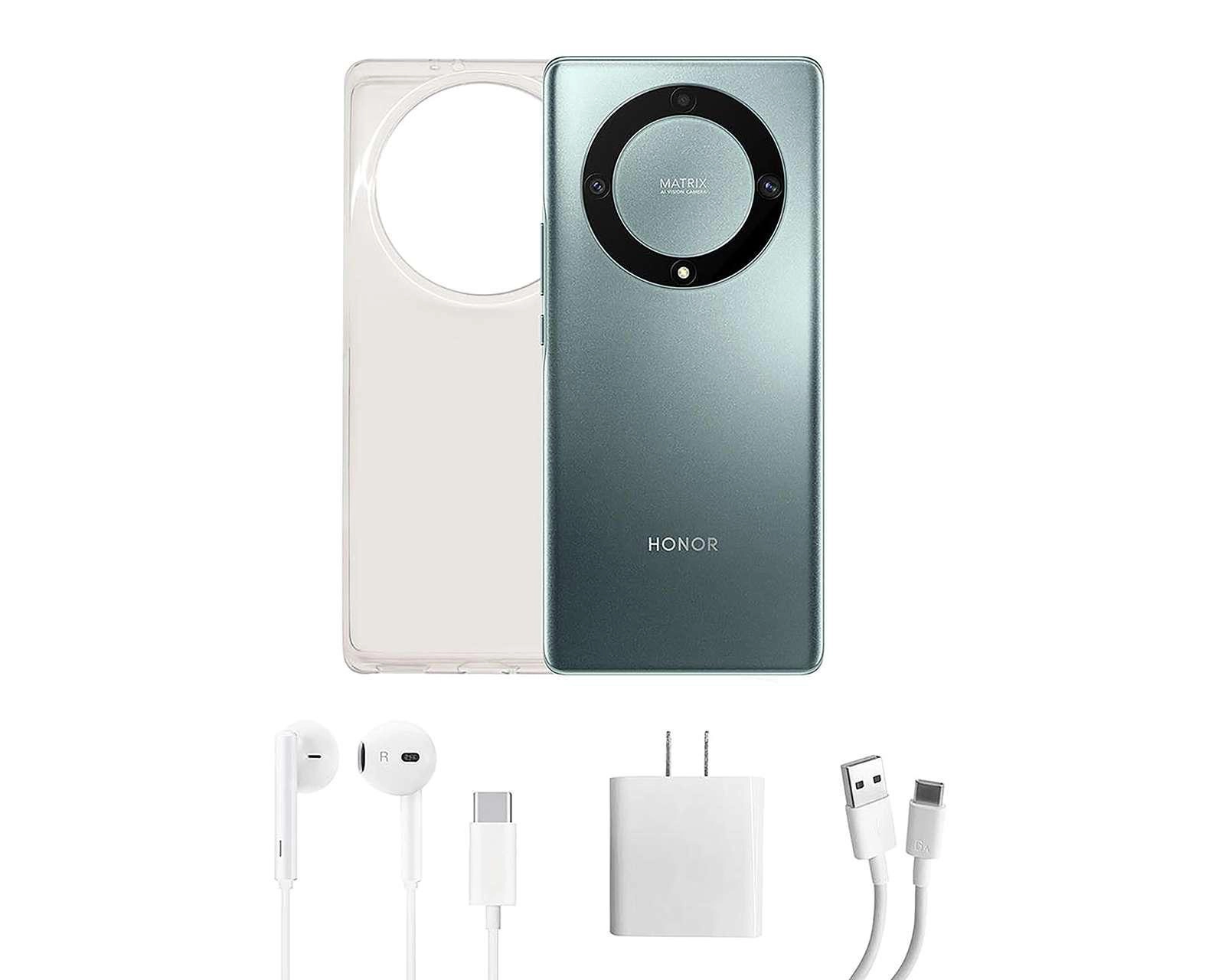 Foto 4 | AT&T Honor Magic 5 Lite 128 GB Verde + Audífonos Honor Choice x3 Lite