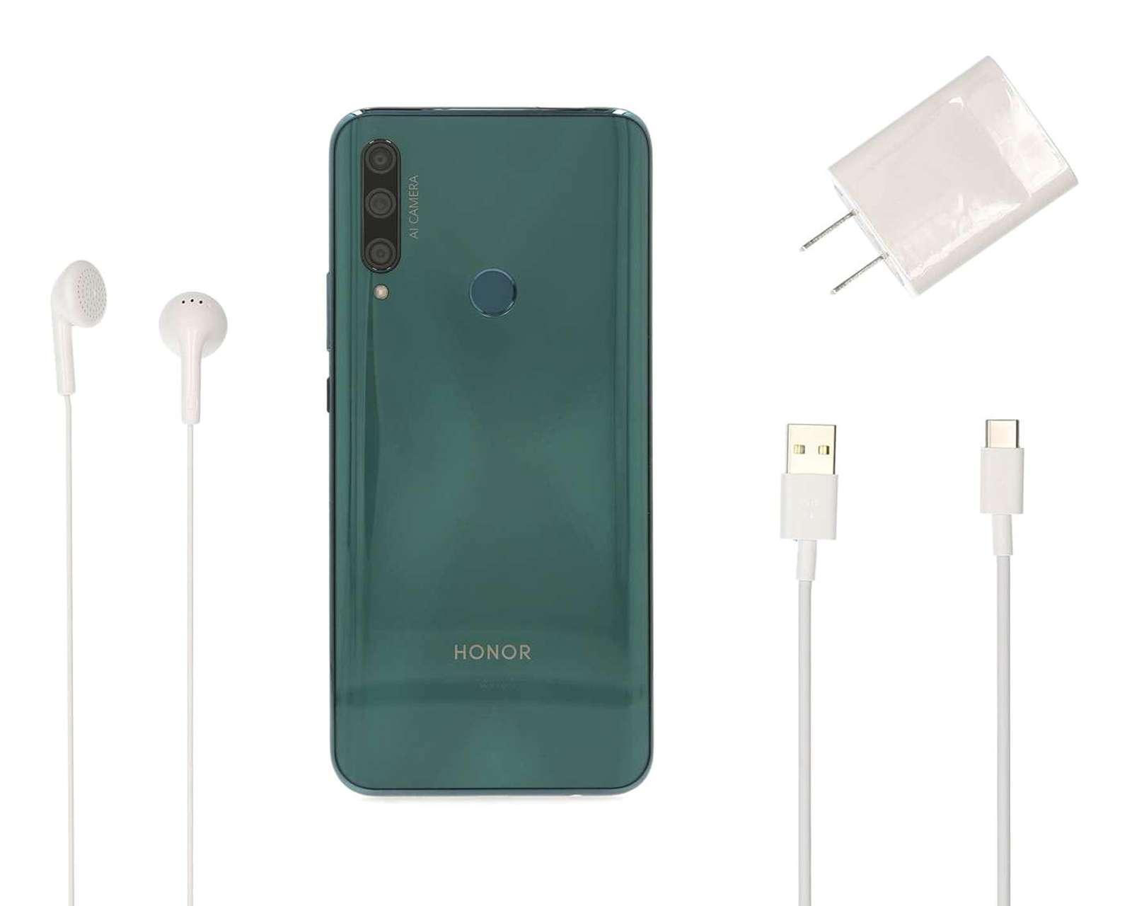 Foto 7 pulgar | AT&T/Unefon Honor 9X 128 GB Verde