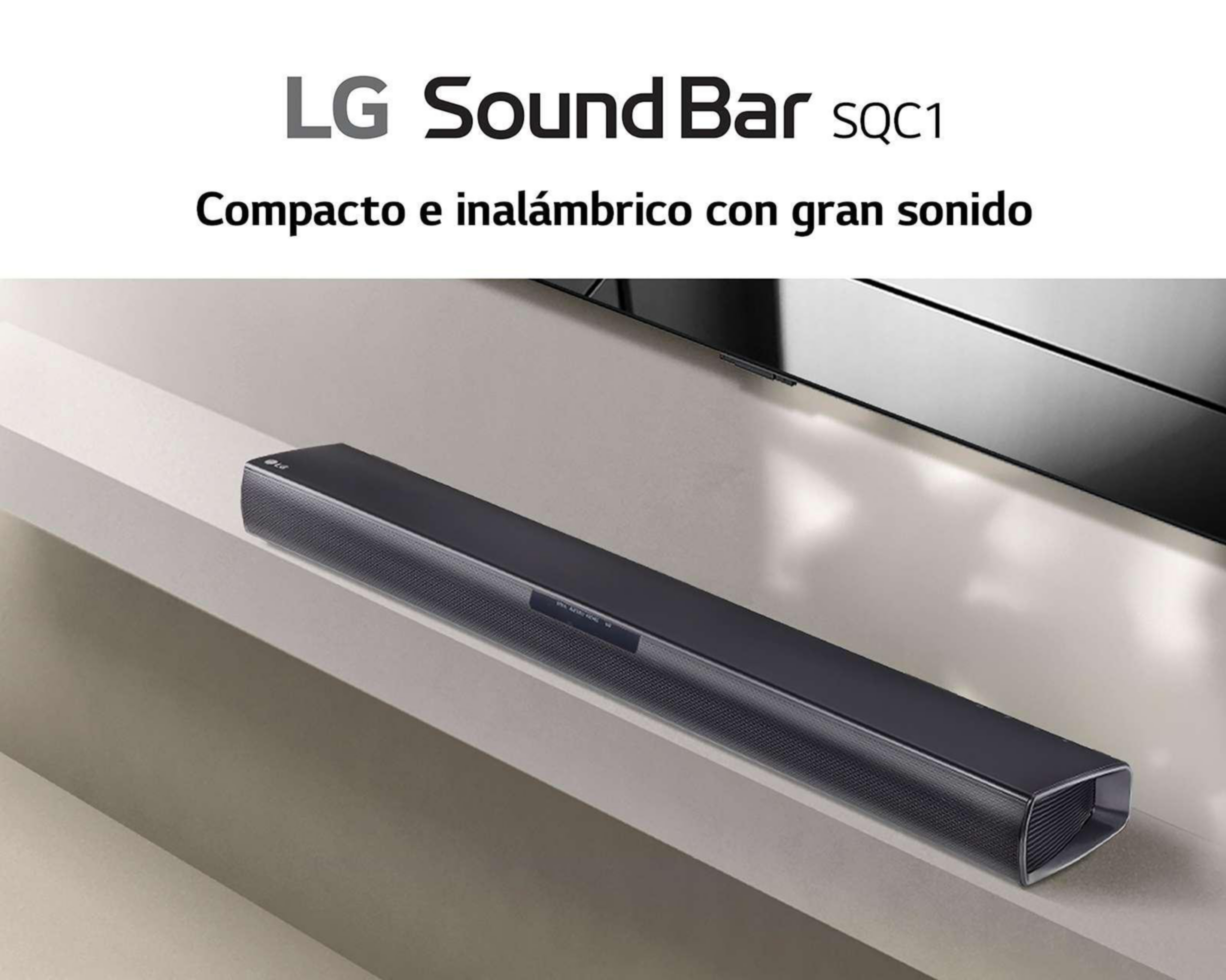 Foto 7 pulgar | Barra de Sonido LG SQC1 2.1 Canales 160W