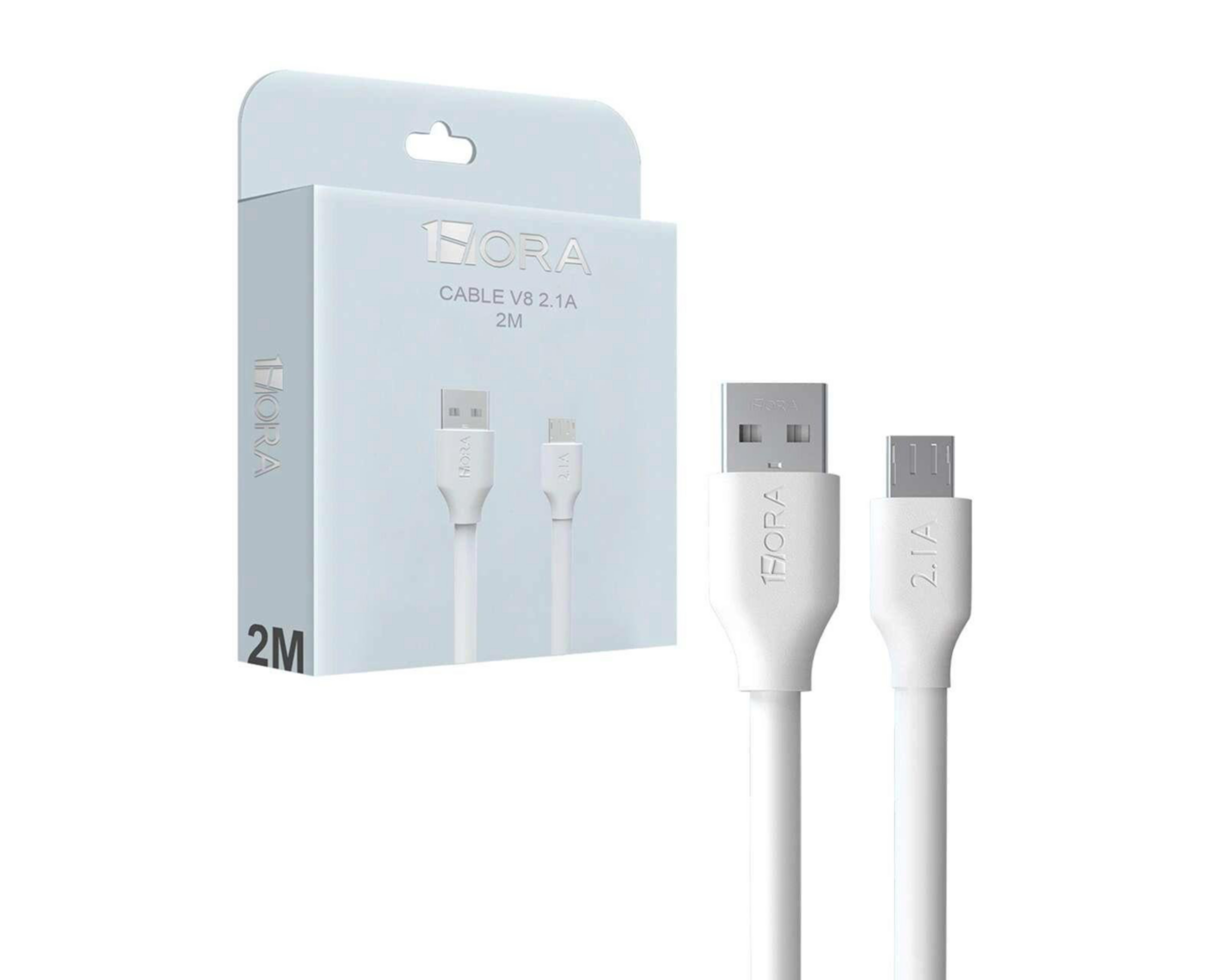 Foto 4 pulgar | Cable 1 Hora Micro USB - USB de 2 Metros