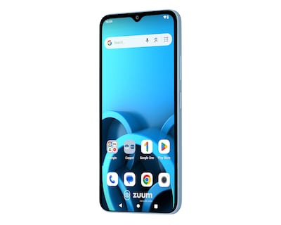 Foto 4 | Celular Zuum Liberado Stellar C Dual SIM 64 GB Azul