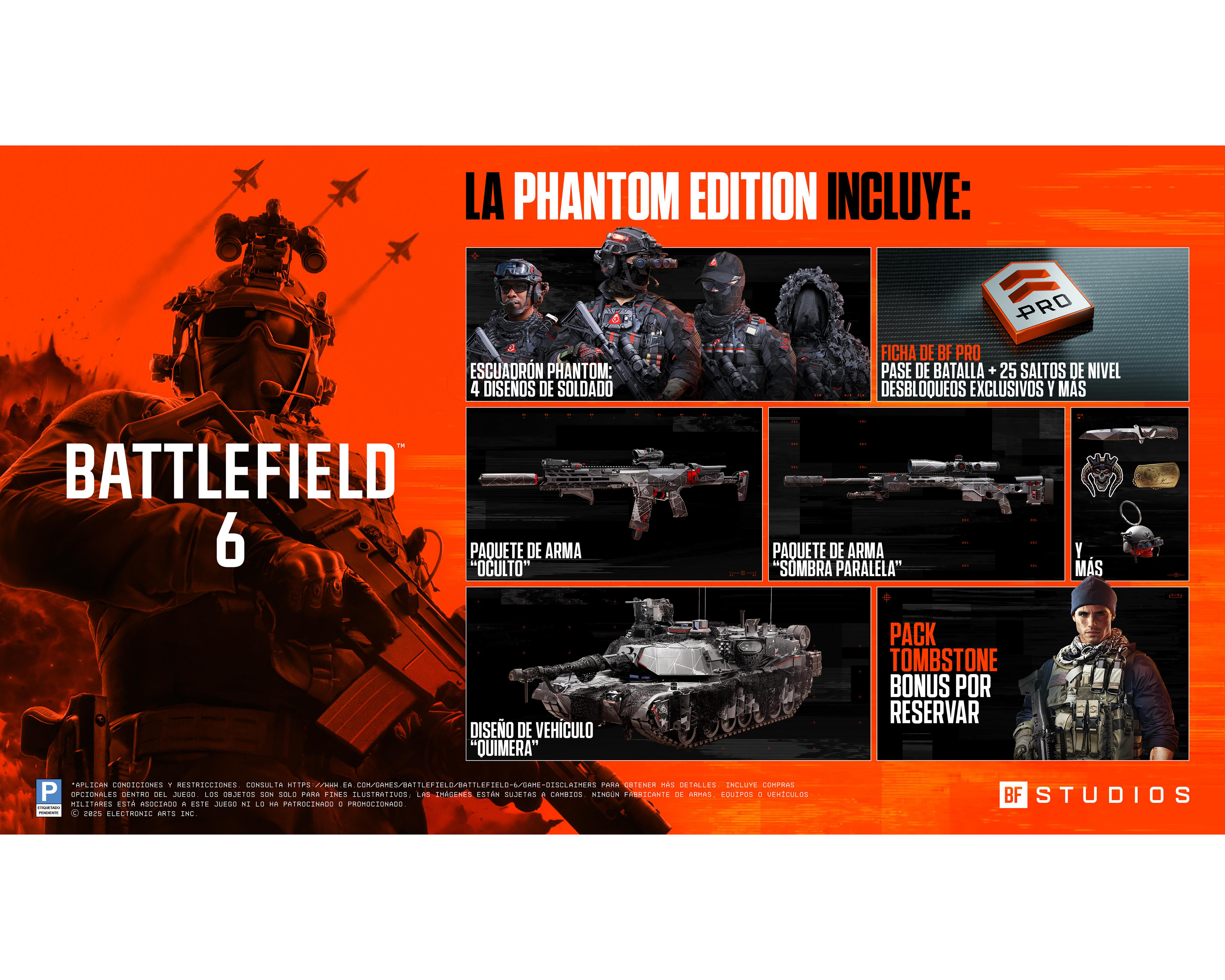 Foto 3 pulgar | Preventa Battlefield 6 Phantom Edition para PlayStation 5