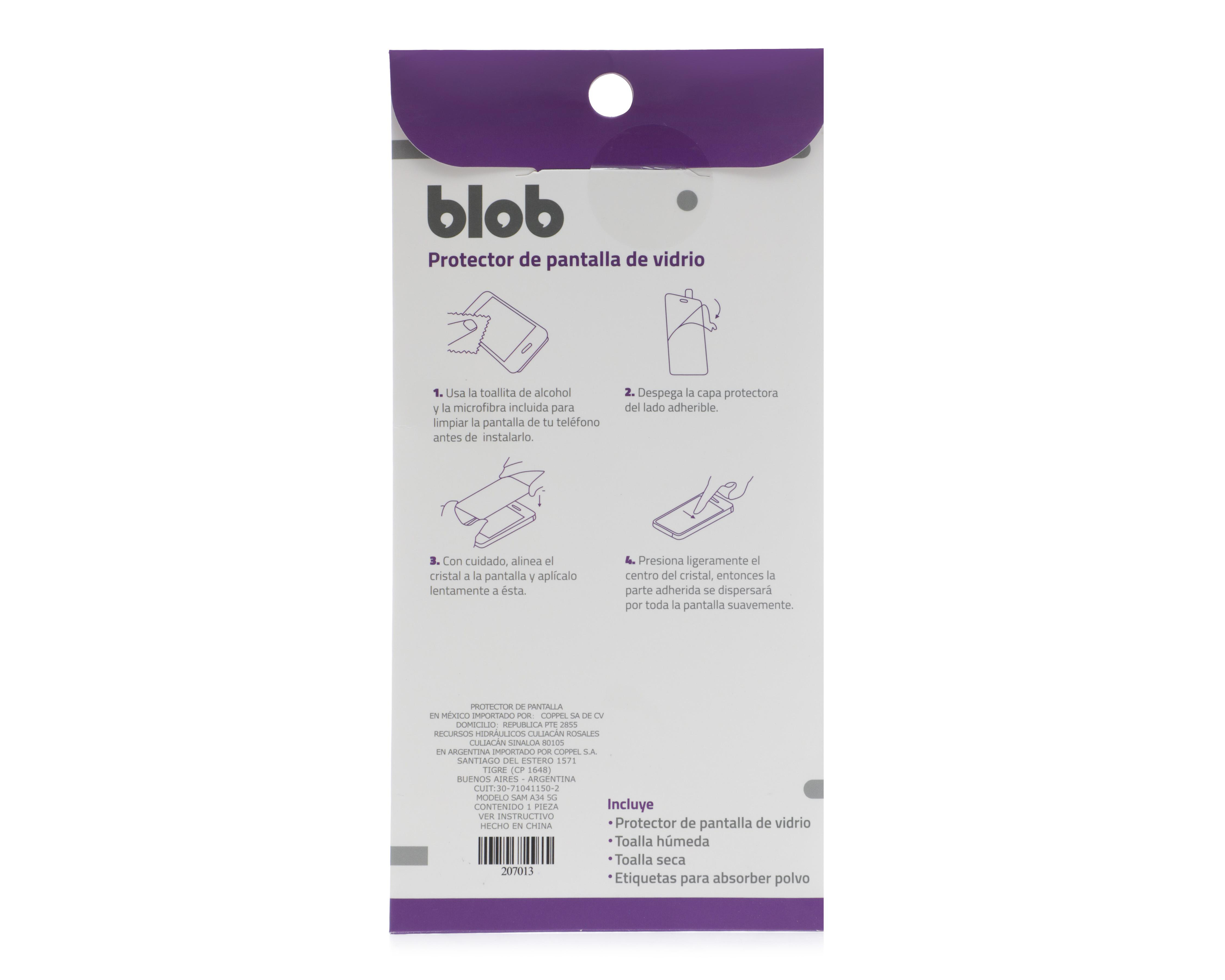 Foto 2 | Protector de Pantalla Blob para Samsung Galaxy A34